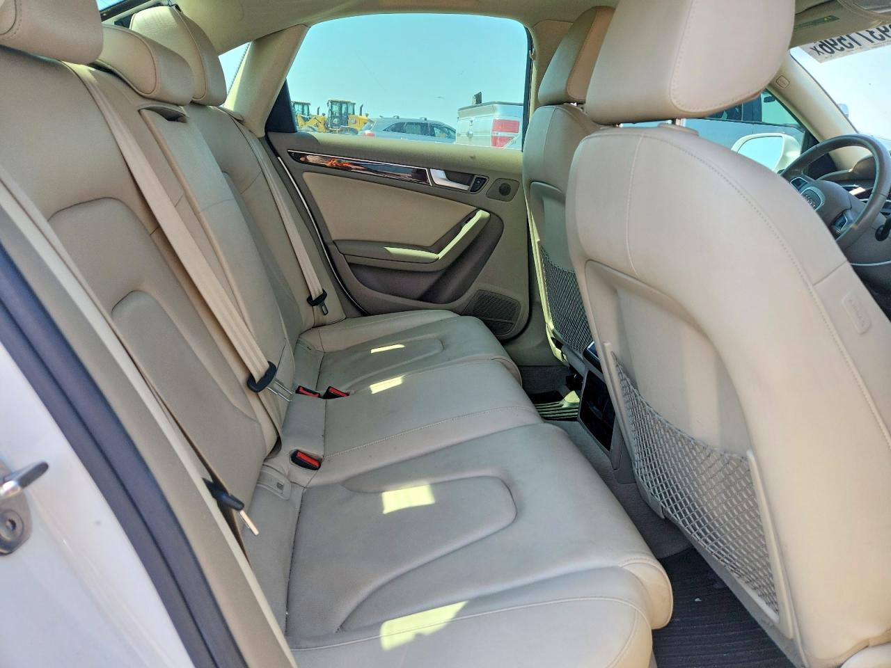 2012 Audi A4 Premium White vin: WAUBFAFL6CA120492