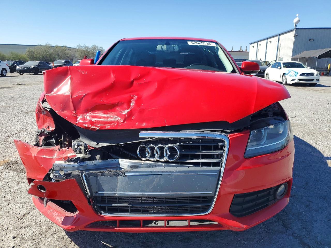 2012 Audi A4 Premium Red vin: WAUBFAFL6CN004329