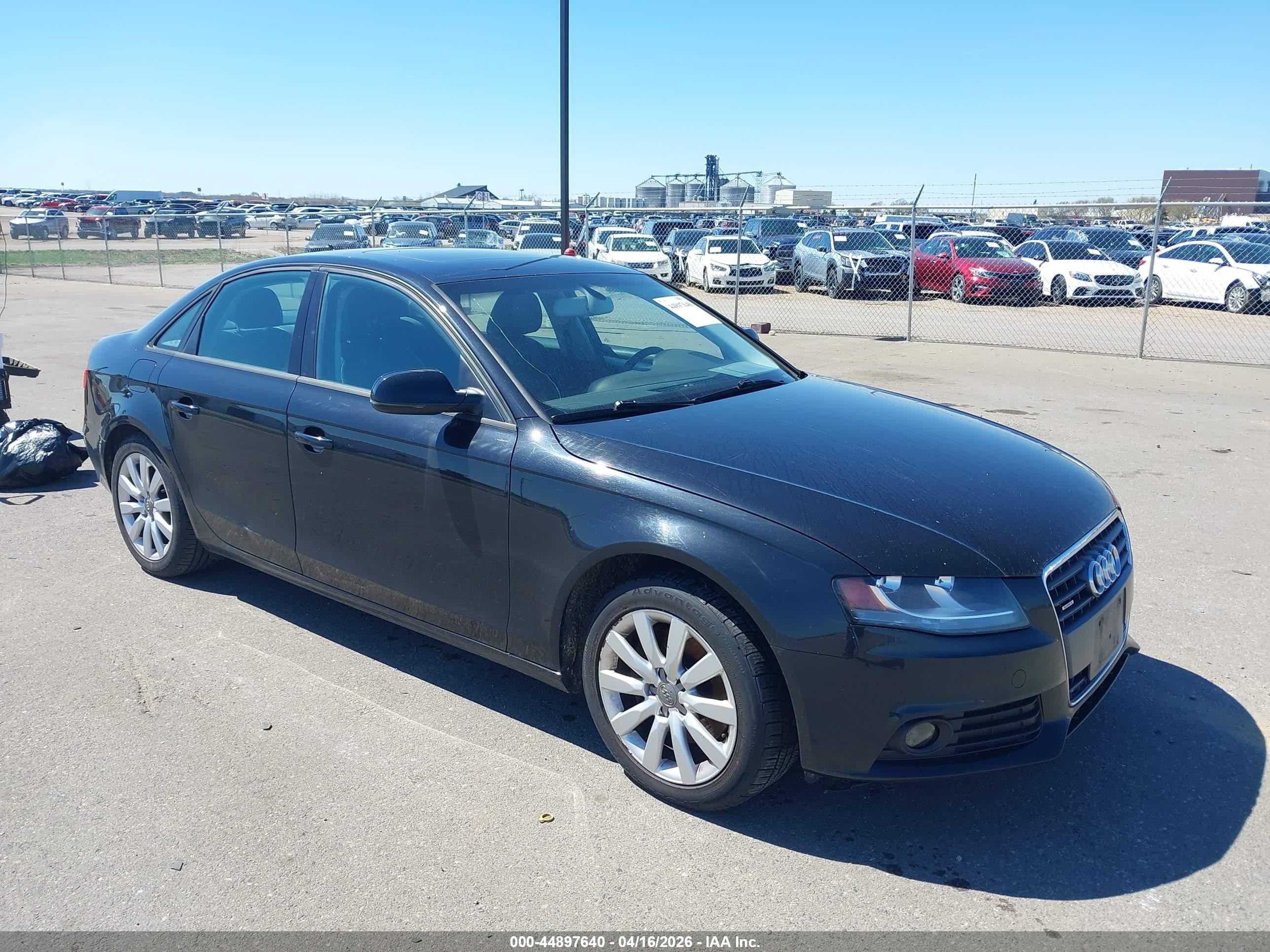 2012 Audi A4 2.0t Premium Black vin: WAUBFAFL6CN013533