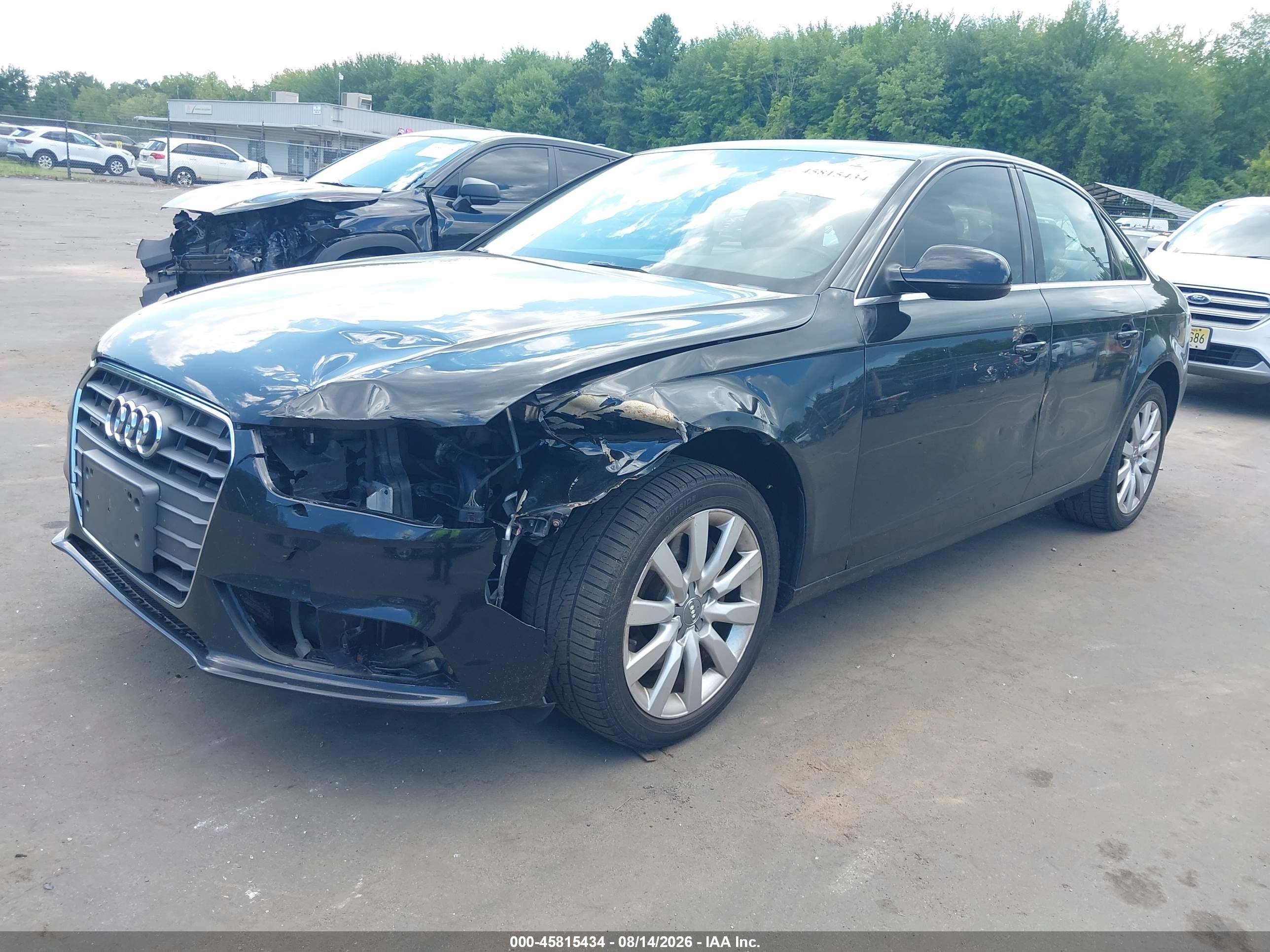 2013 Audi A4 2.0t Premium Black vin: WAUBFAFL6DN046453
