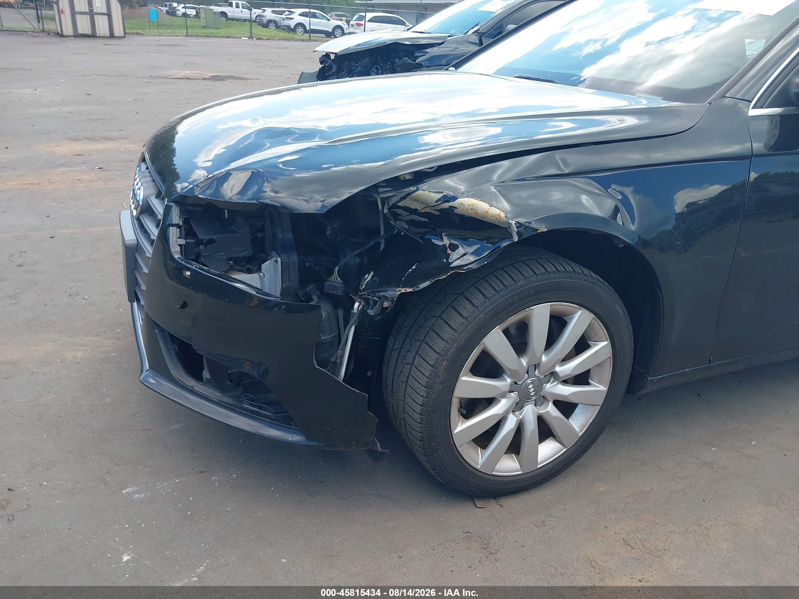 2013 Audi A4 2.0t Premium Black vin: WAUBFAFL6DN046453