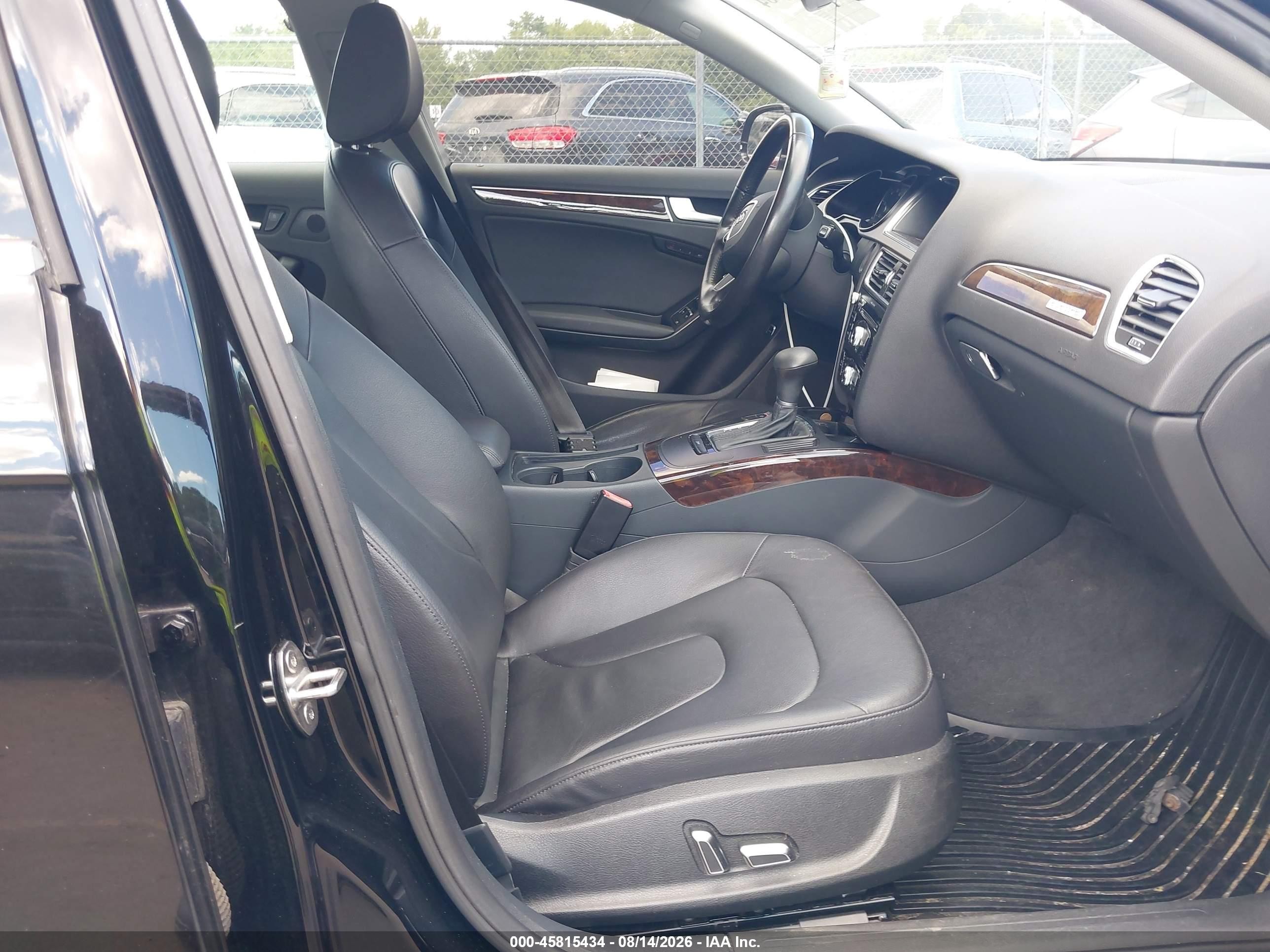 2013 Audi A4 2.0t Premium Black vin: WAUBFAFL6DN046453