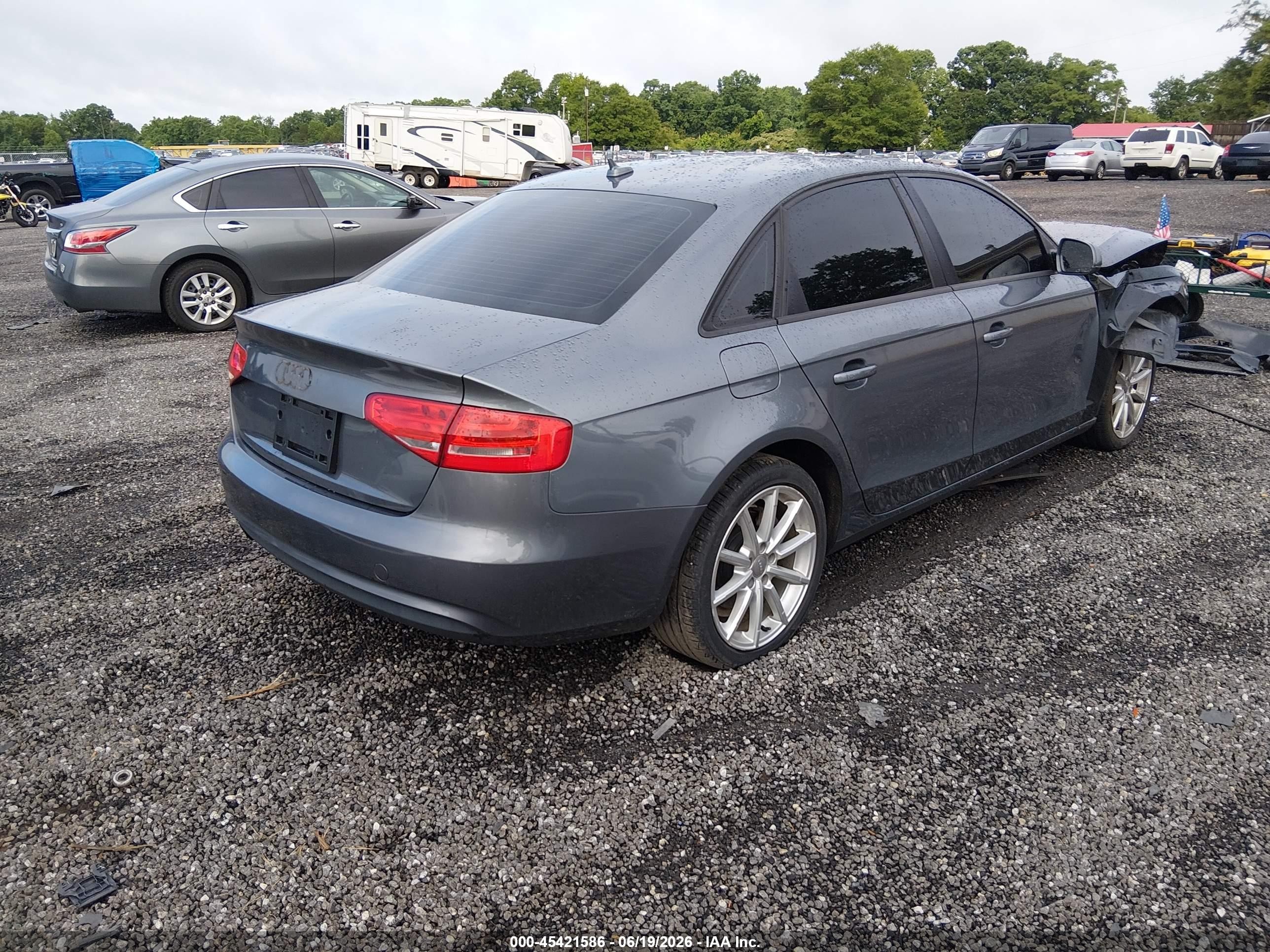 2014 Audi A4 2.0t Premium Gray vin: WAUBFAFL6EN039875