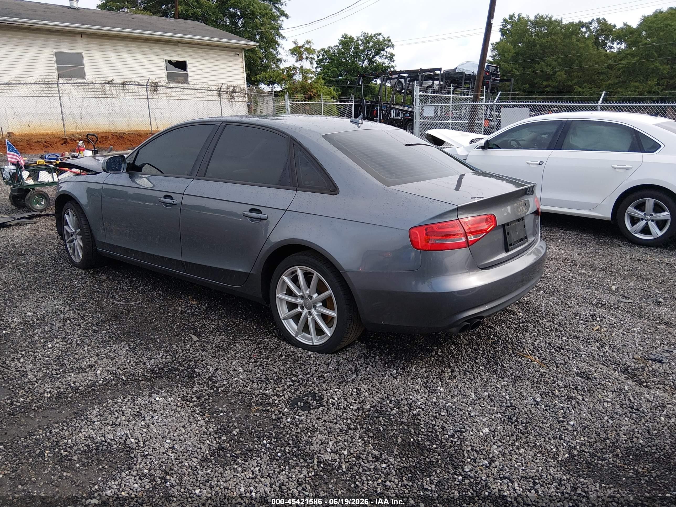 2014 Audi A4 2.0t Premium Gray vin: WAUBFAFL6EN039875