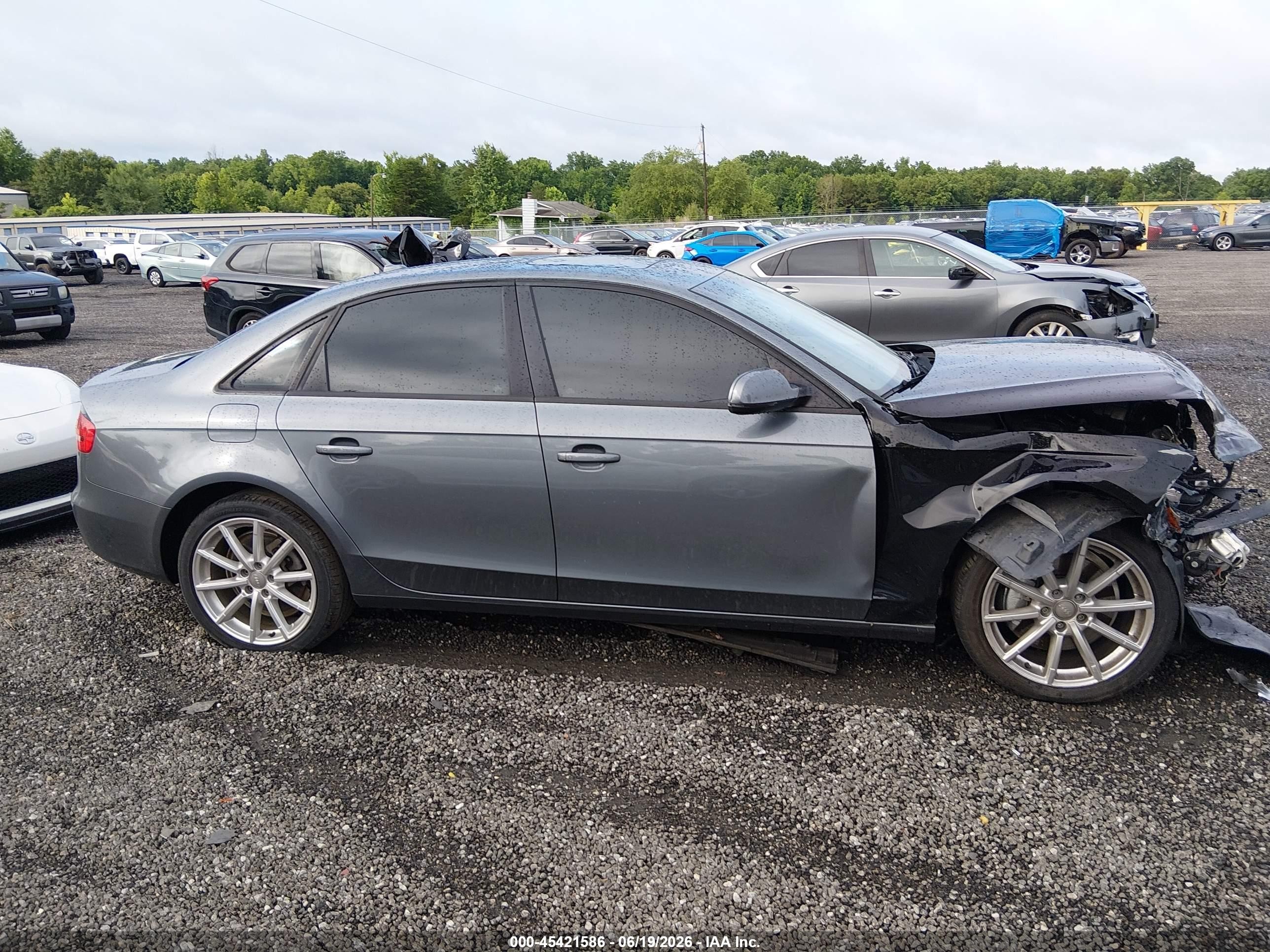 2014 Audi A4 2.0t Premium Gray vin: WAUBFAFL6EN039875