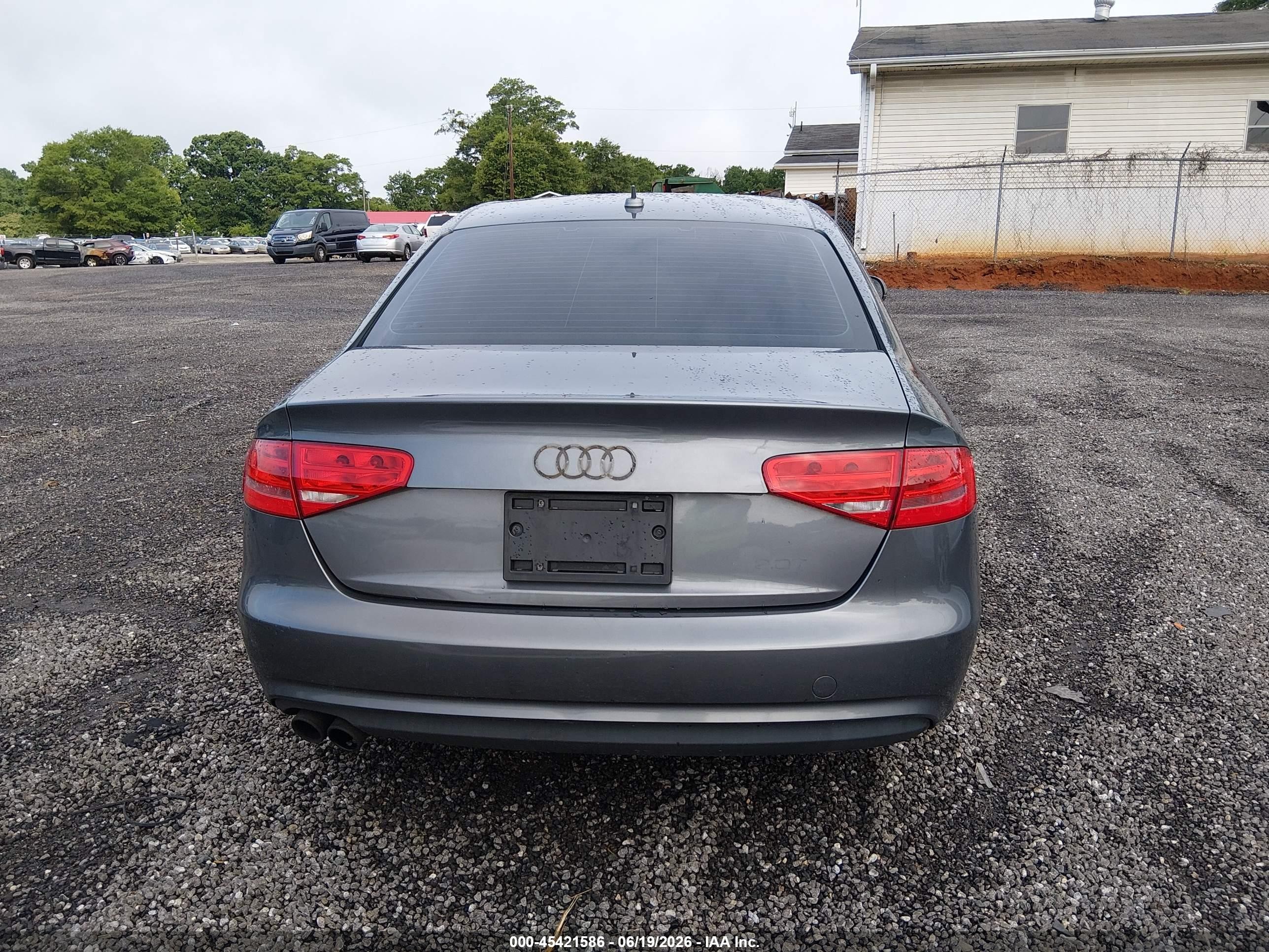 2014 Audi A4 2.0t Premium Gray vin: WAUBFAFL6EN039875