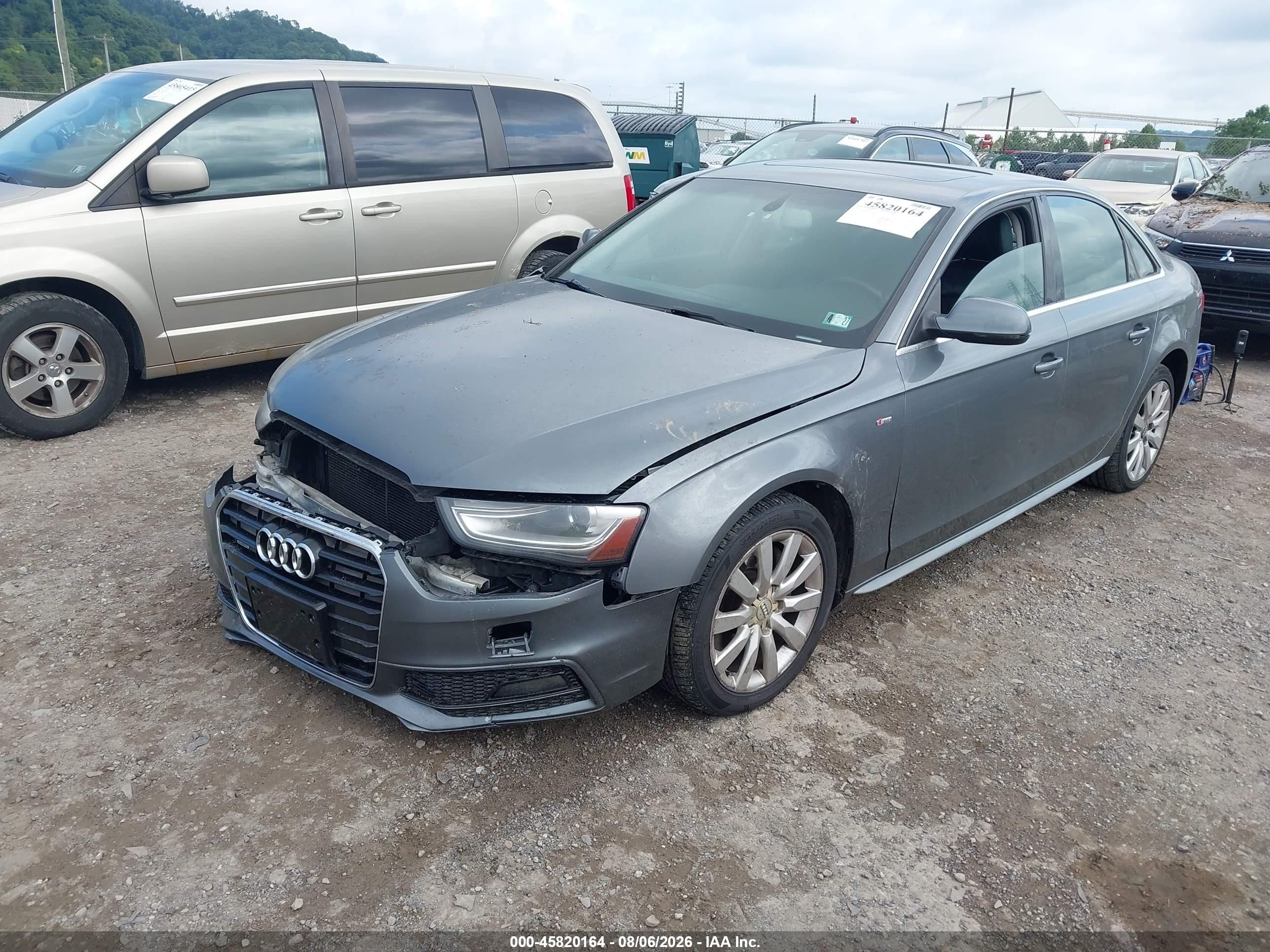 2015 Audi A4 2.0t Premium Gray vin: WAUBFAFL6FN002603