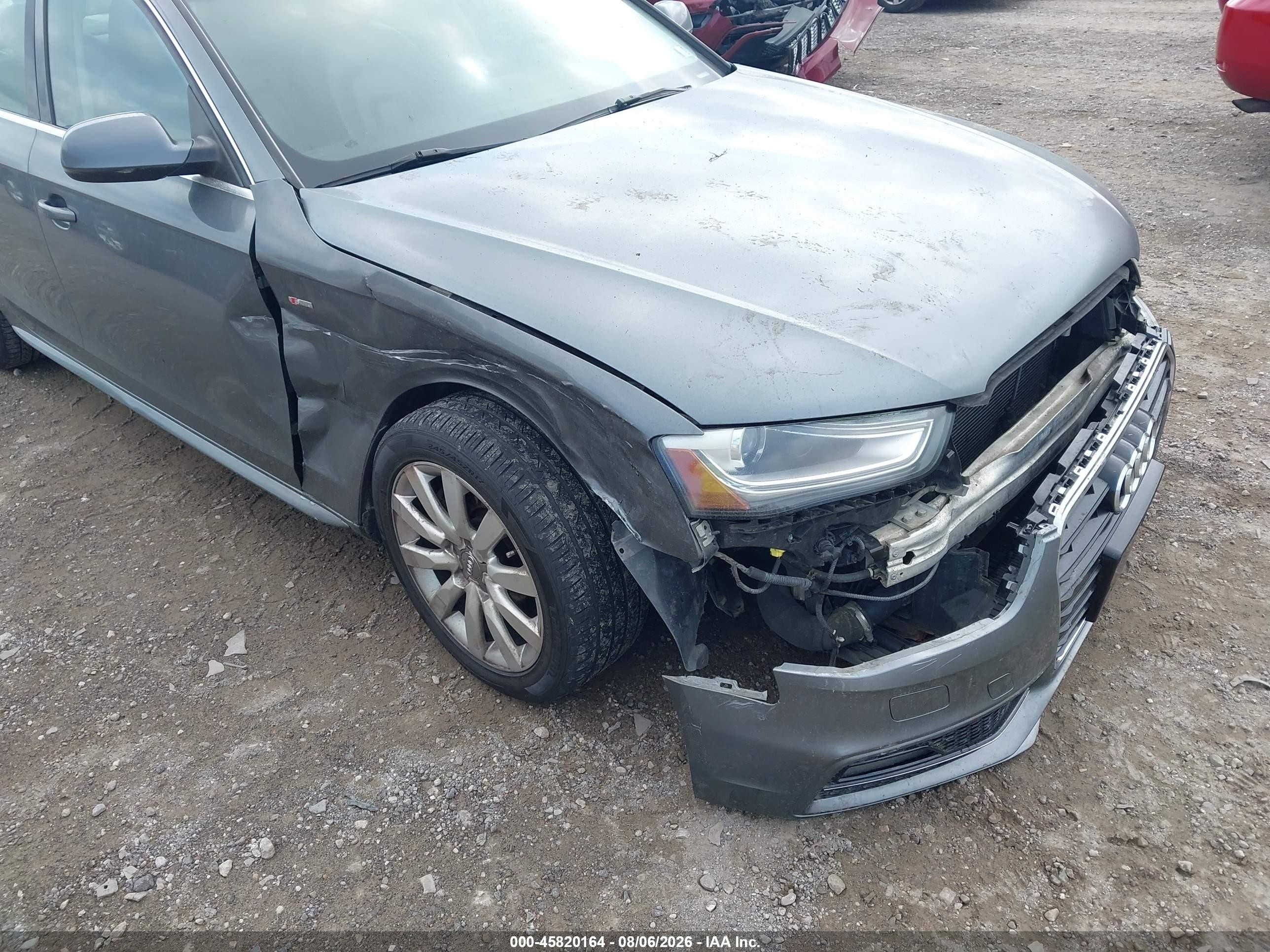 2015 Audi A4 2.0t Premium Gray vin: WAUBFAFL6FN002603