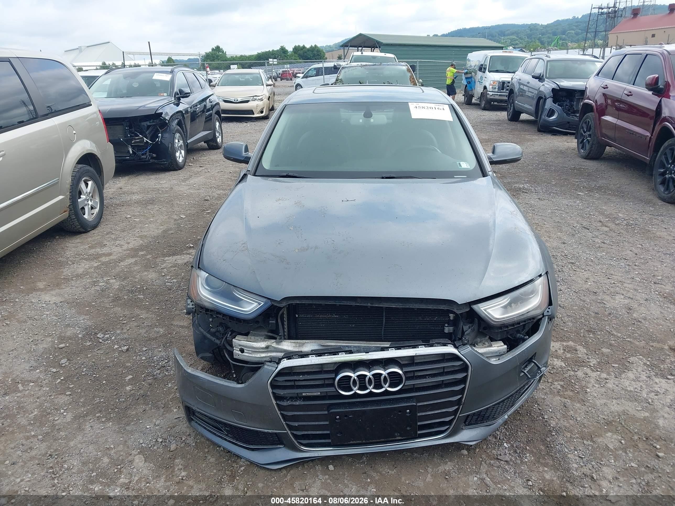 2015 Audi A4 2.0t Premium Gray vin: WAUBFAFL6FN002603