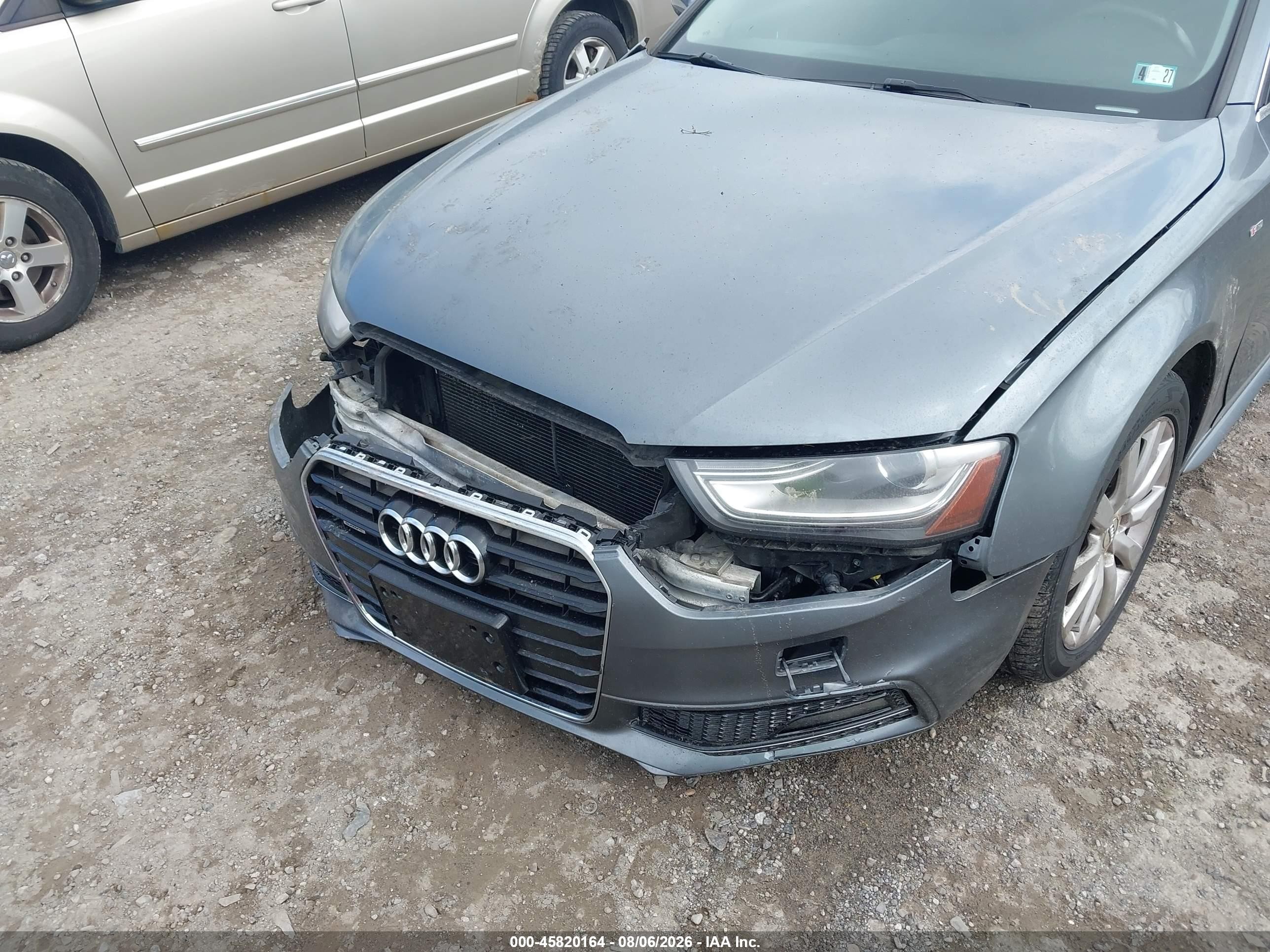2015 Audi A4 2.0t Premium Gray vin: WAUBFAFL6FN002603
