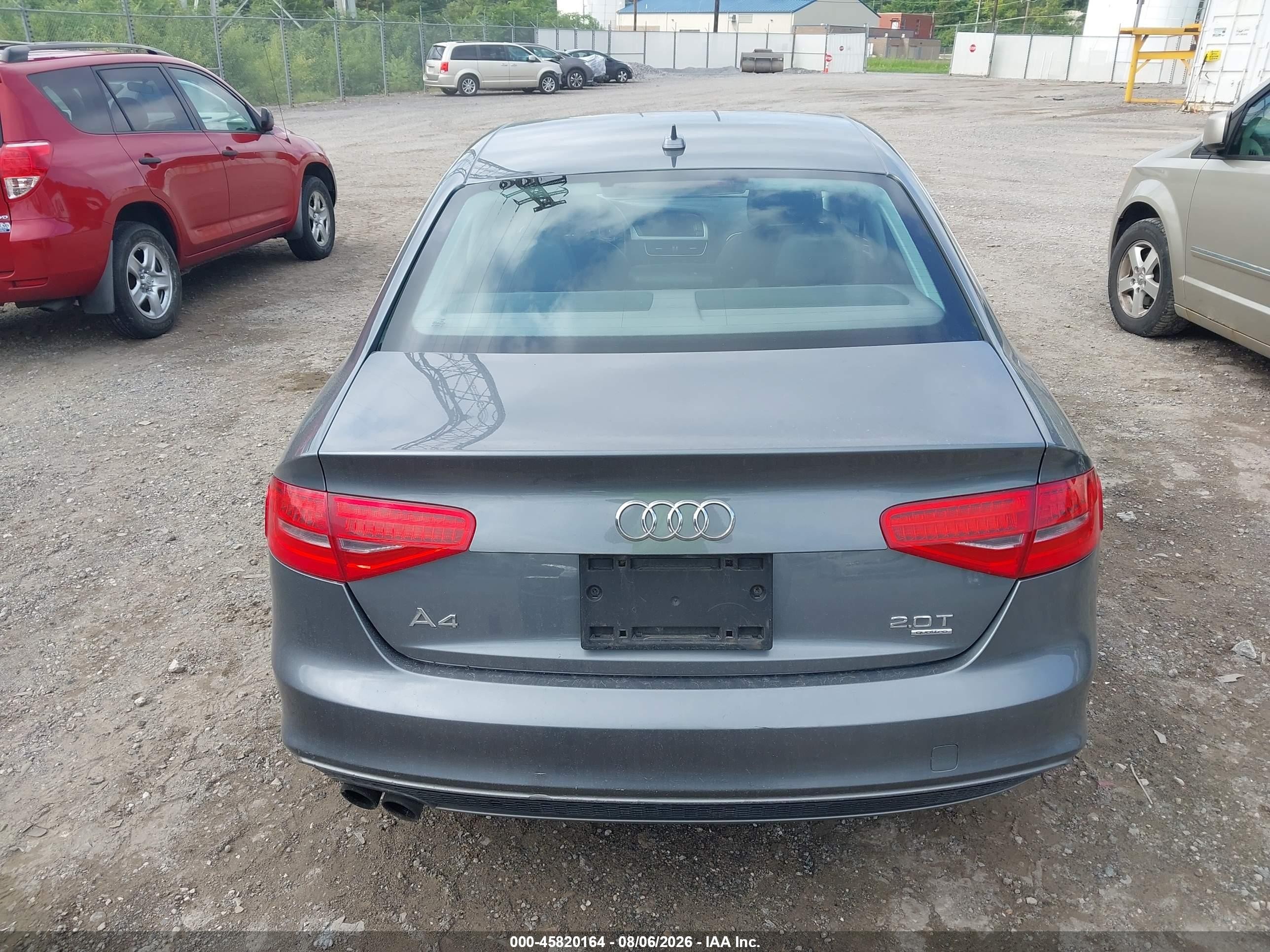 2015 Audi A4 2.0t Premium Gray vin: WAUBFAFL6FN002603