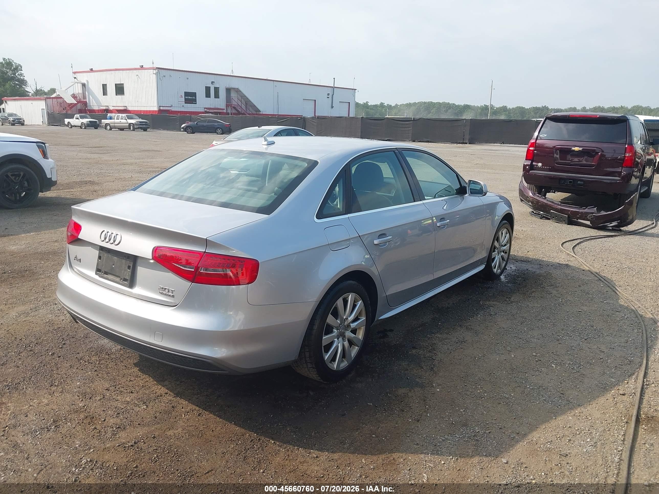 2015 Audi A4 2.0t Premium Silver vin: WAUBFAFL6FN025704