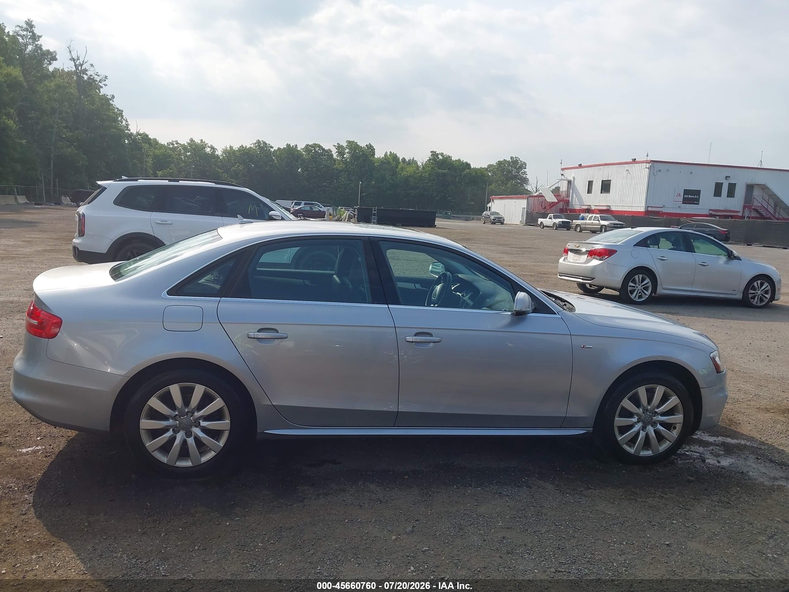 2015 Audi A4 2.0t Premium Silver vin: WAUBFAFL6FN025704