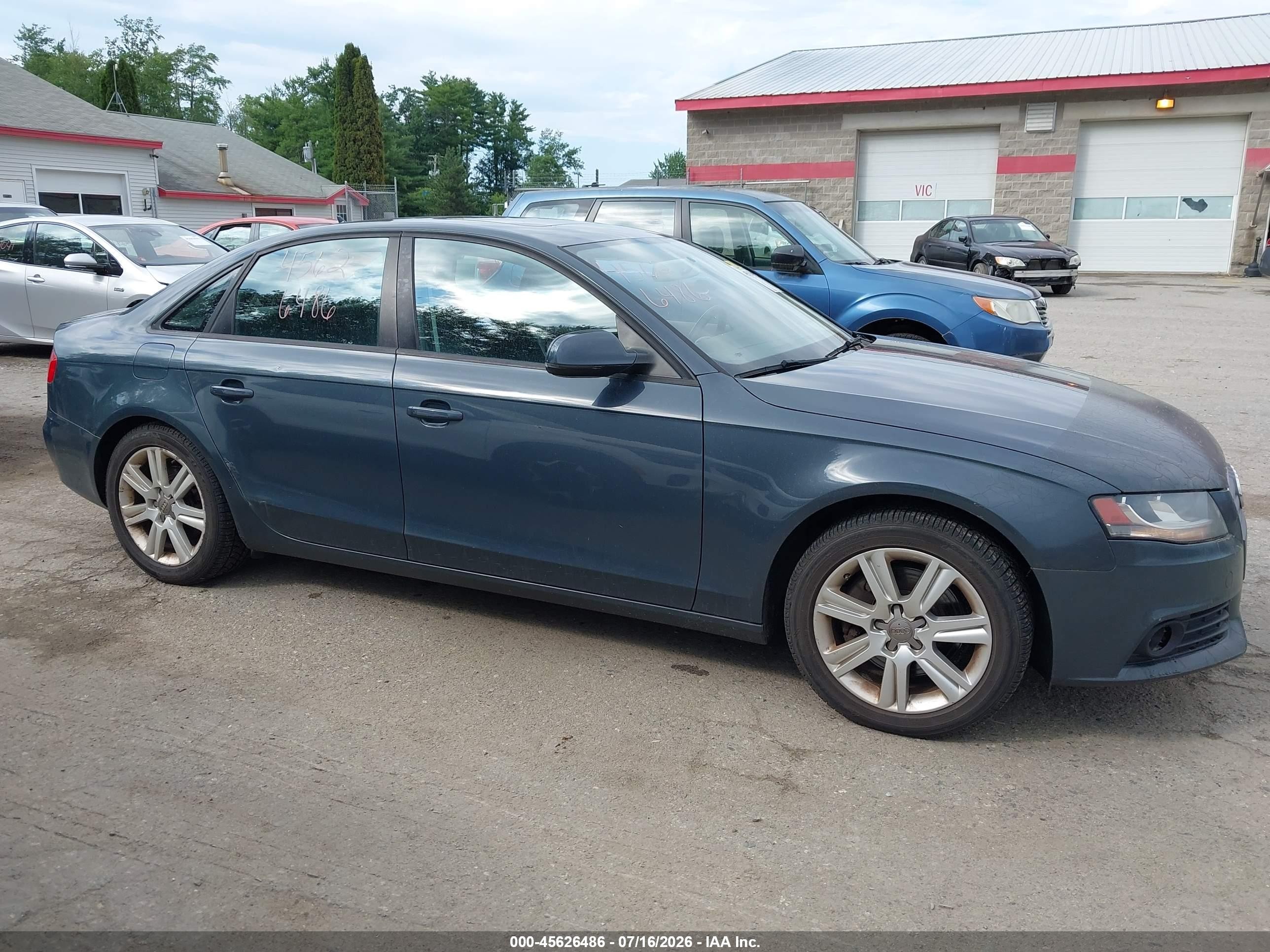 2010 Audi A4 2.0t Premium Blue vin: WAUBFAFL7AN039412
