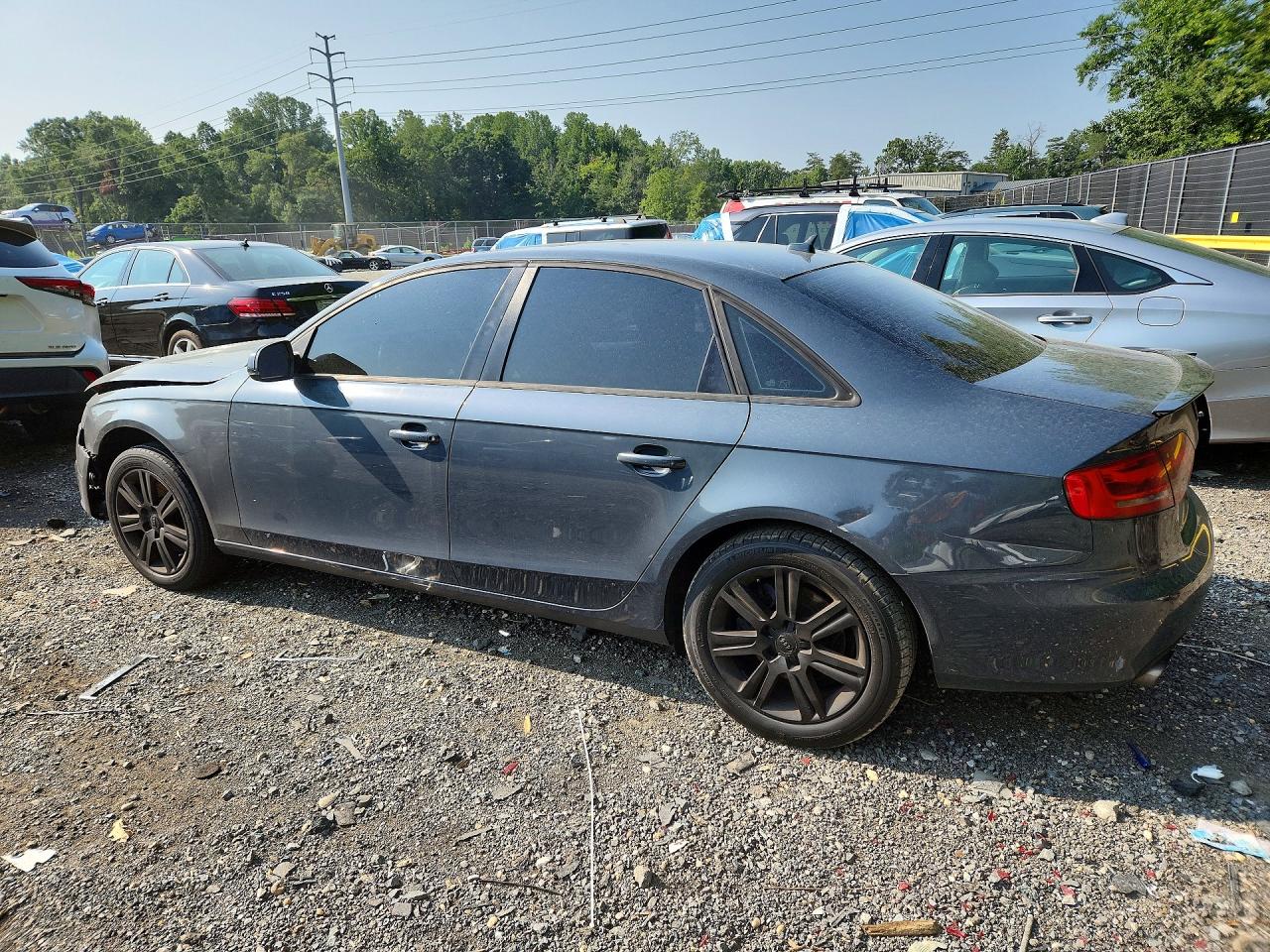 2011 Audi A4 Premium Серый vin: WAUBFAFL7BN010915