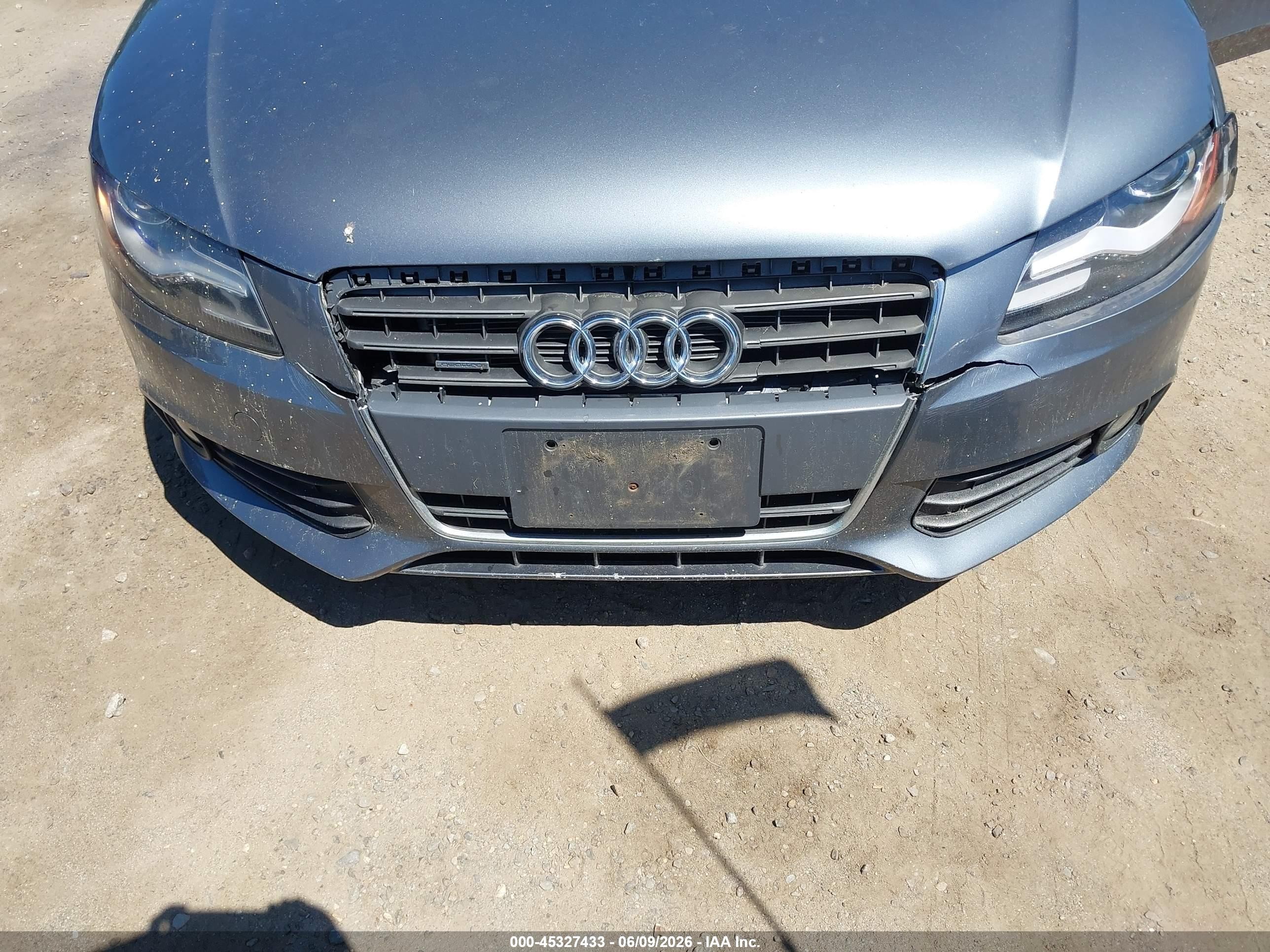 2012 Audi A4 2.0t Premium Black vin: WAUBFAFL7CA030008