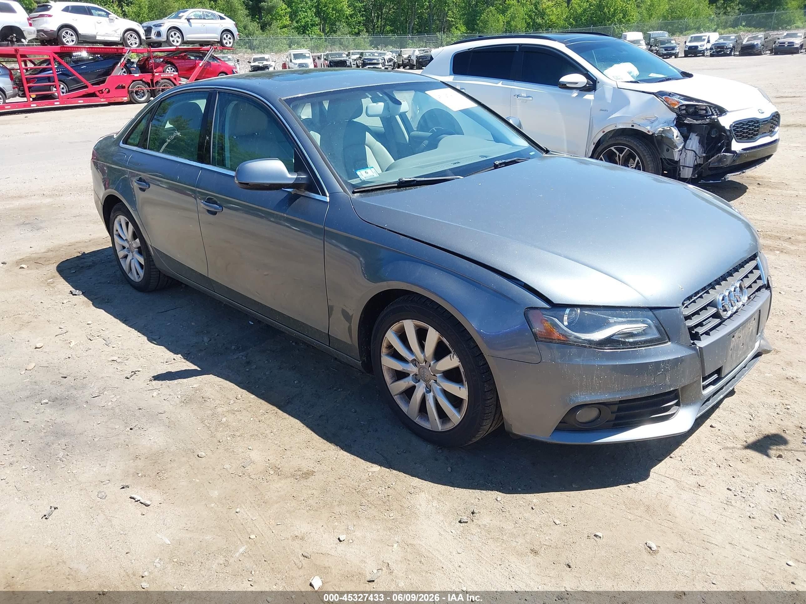 2012 Audi A4 2.0t Premium Black vin: WAUBFAFL7CA030008