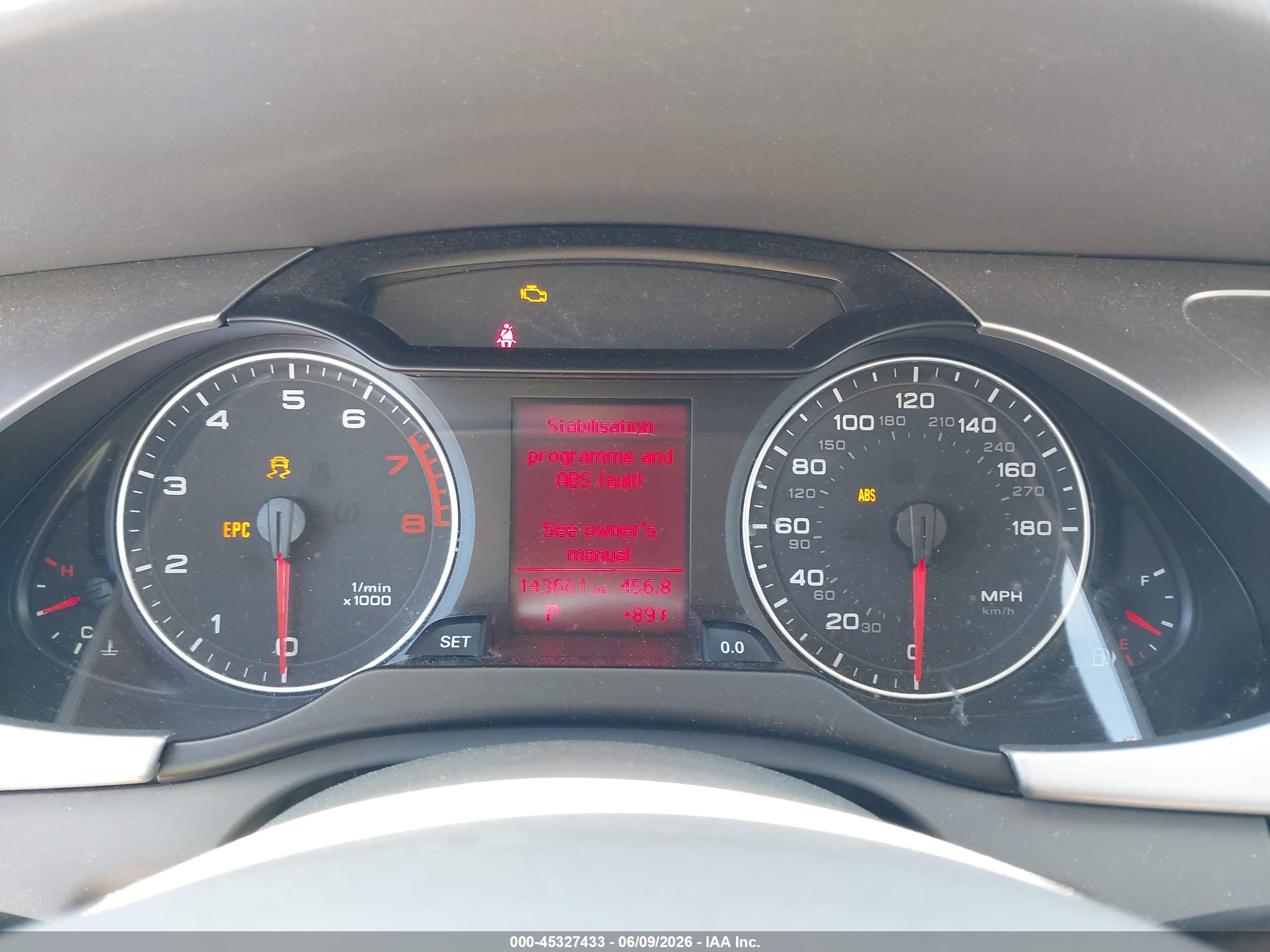 2012 Audi A4 2.0t Premium Black vin: WAUBFAFL7CA030008