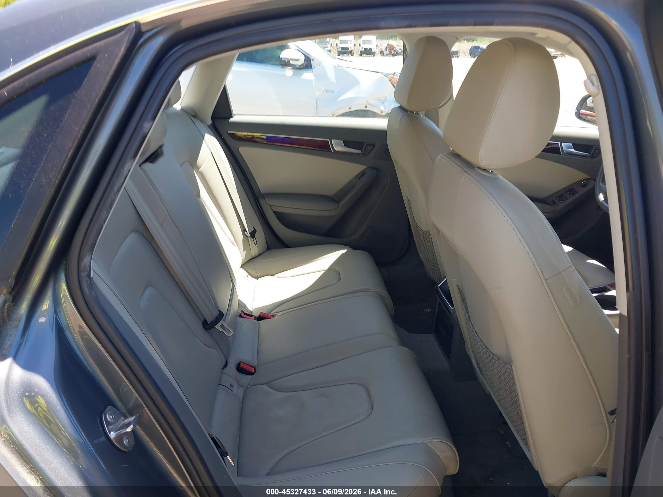 2012 Audi A4 2.0t Premium Black vin: WAUBFAFL7CA030008