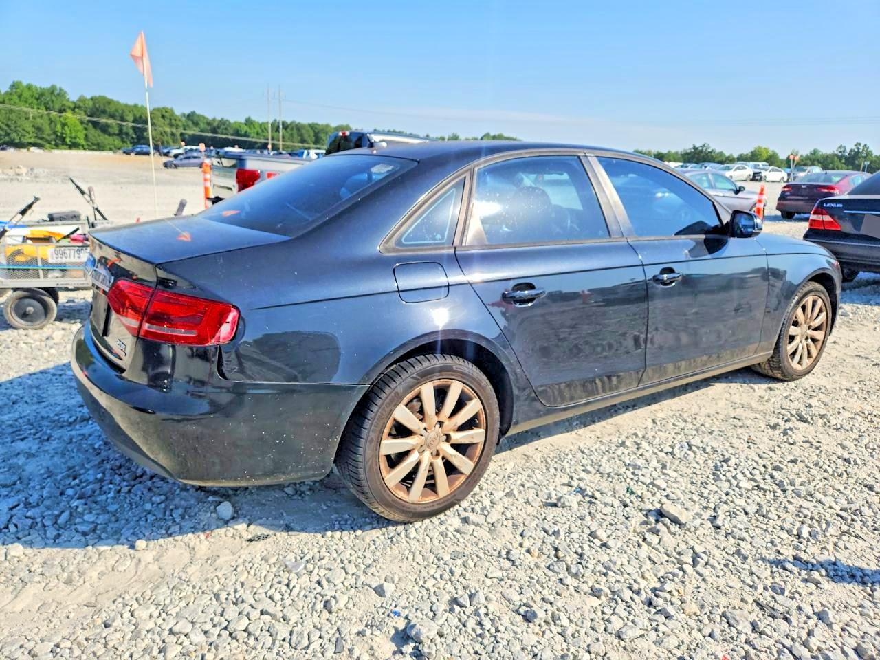 2012 Audi A4 Premium Black vin: WAUBFAFL7CA094775