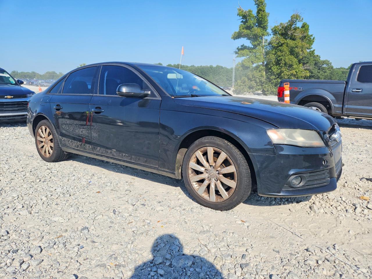 2012 Audi A4 Premium Black vin: WAUBFAFL7CA094775