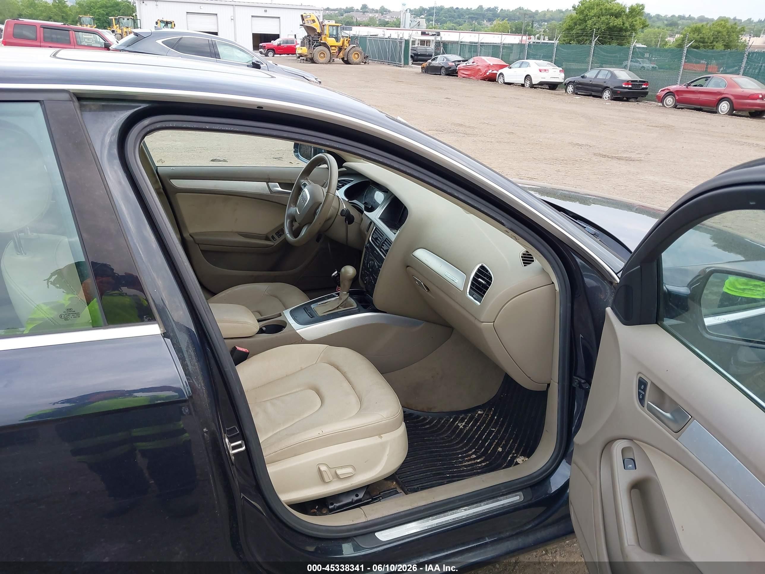 2012 Audi A4 2.0t Premium Blue vin: WAUBFAFL7CA117262
