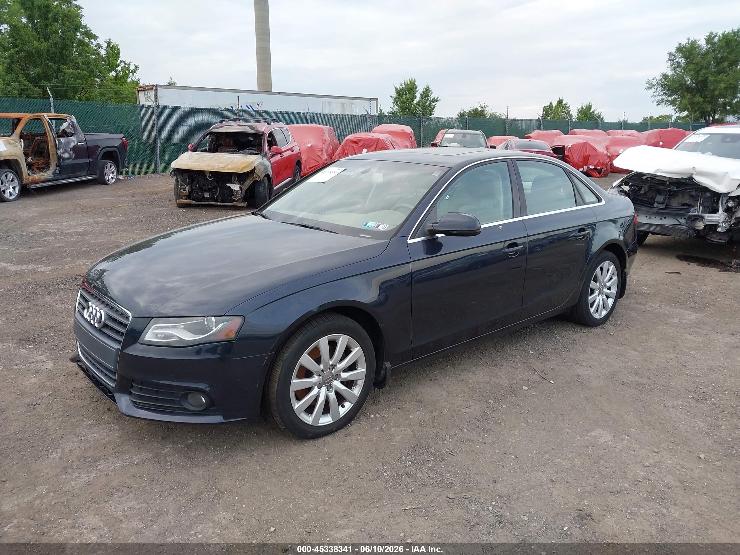 2012 Audi A4 2.0t Premium Blue vin: WAUBFAFL7CA117262