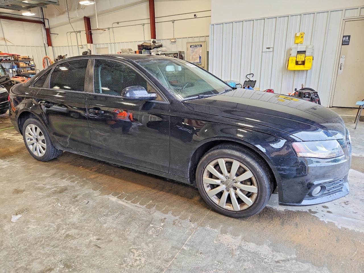 2012 Audi A4 Premium Black vin: WAUBFAFL7CN002959