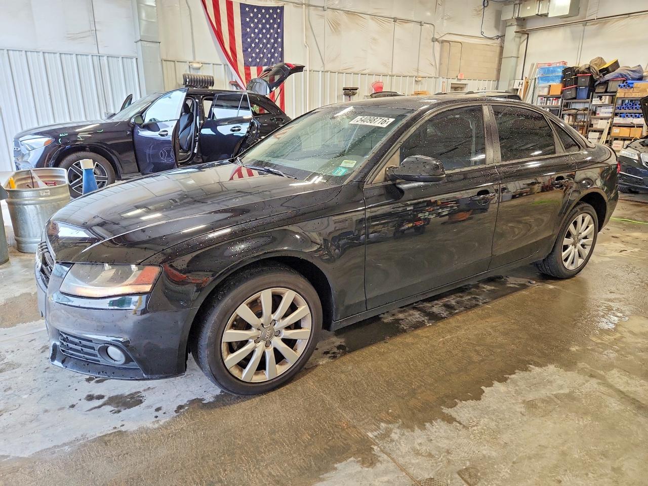 2012 Audi A4 Premium Black vin: WAUBFAFL7CN002959
