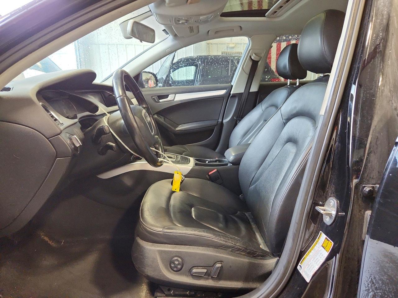2012 Audi A4 Premium Black vin: WAUBFAFL7CN002959