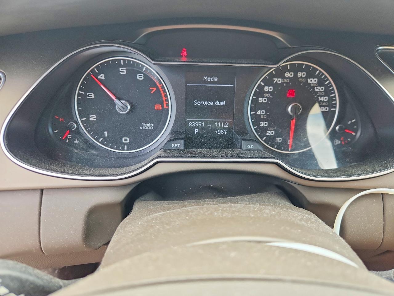 2013 Audi A4 Premium Серый vin: WAUBFAFL7DN010027