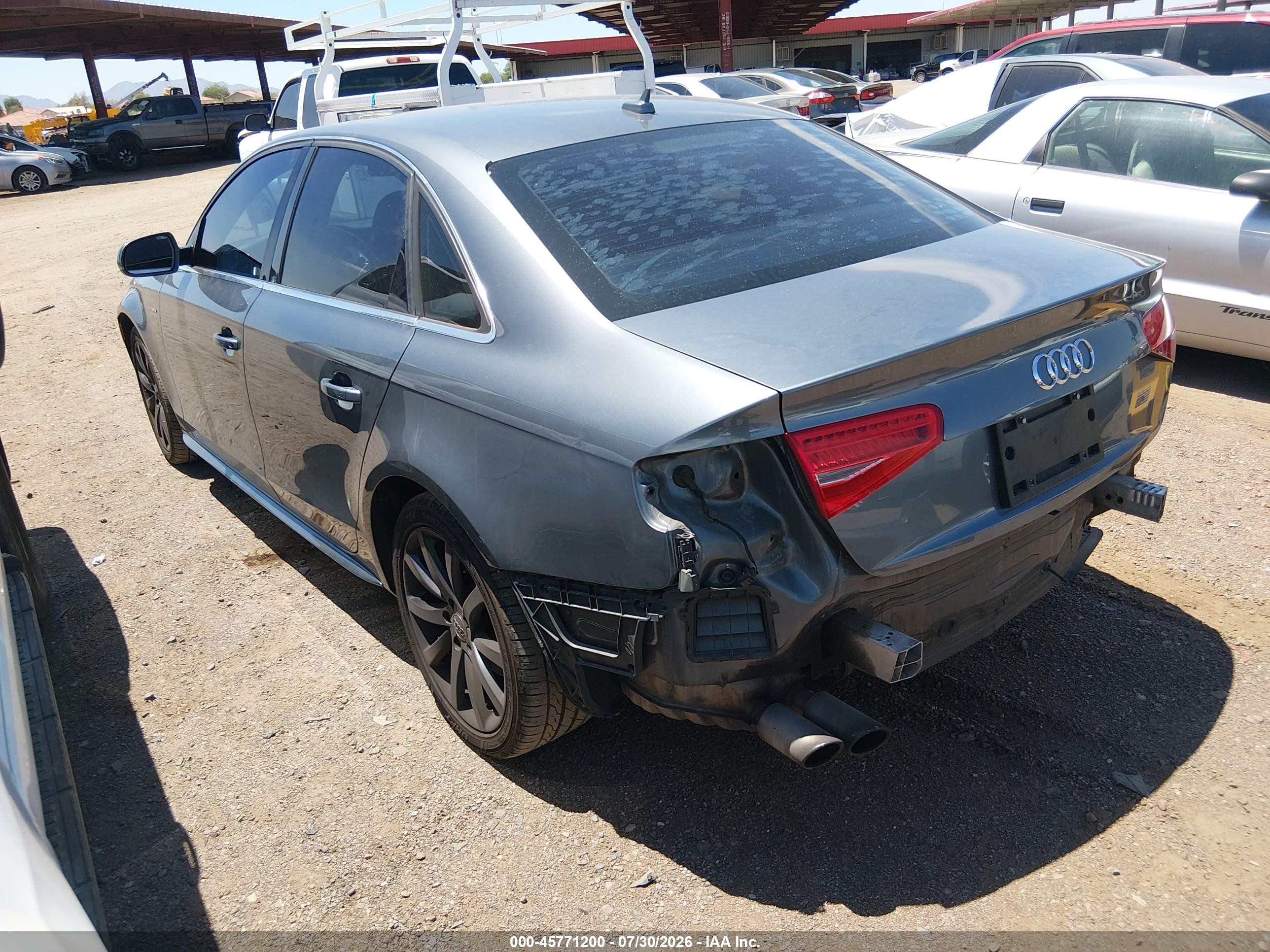 2014 Audi A4 2.0t Premium Gray vin: WAUBFAFL7EN023409