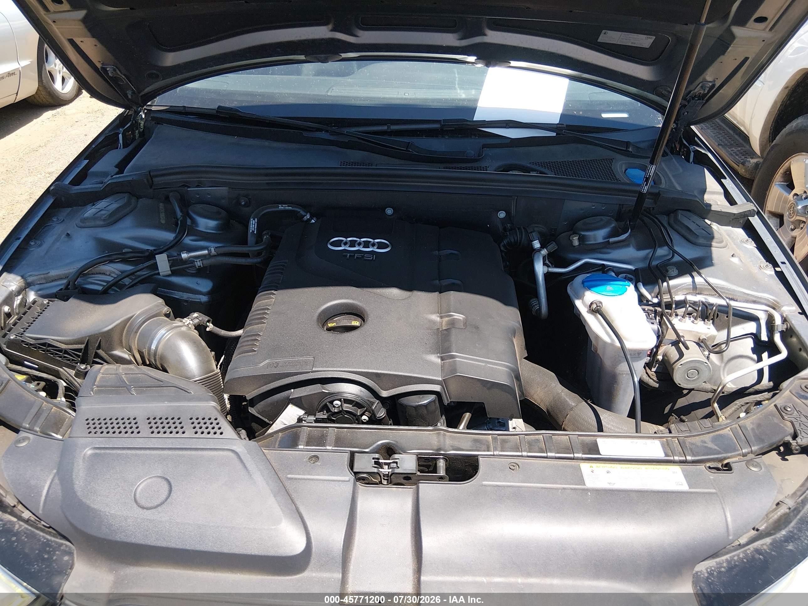 2014 Audi A4 2.0t Premium Gray vin: WAUBFAFL7EN023409