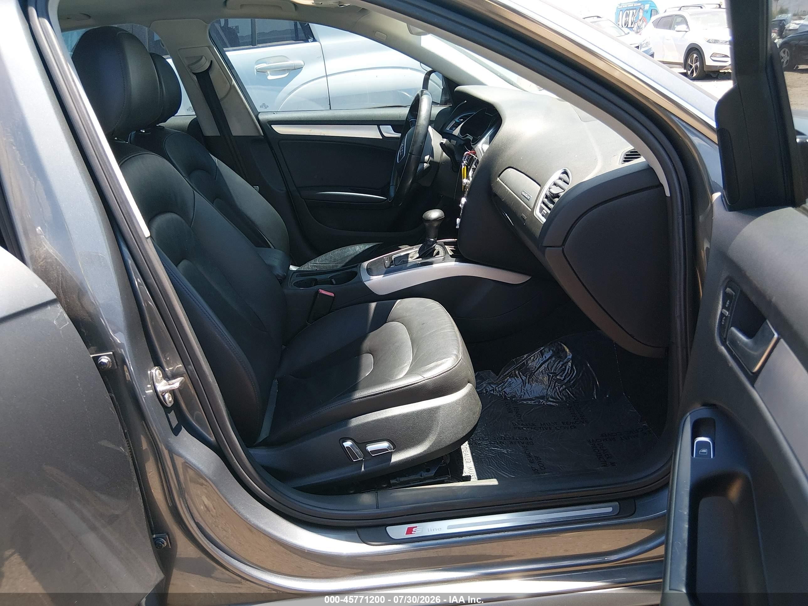 2014 Audi A4 2.0t Premium Gray vin: WAUBFAFL7EN023409