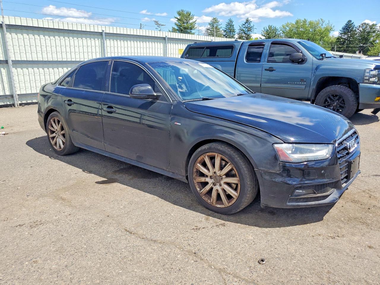 2014 Audi A4 Premium Black vin: WAUBFAFL7EN036094