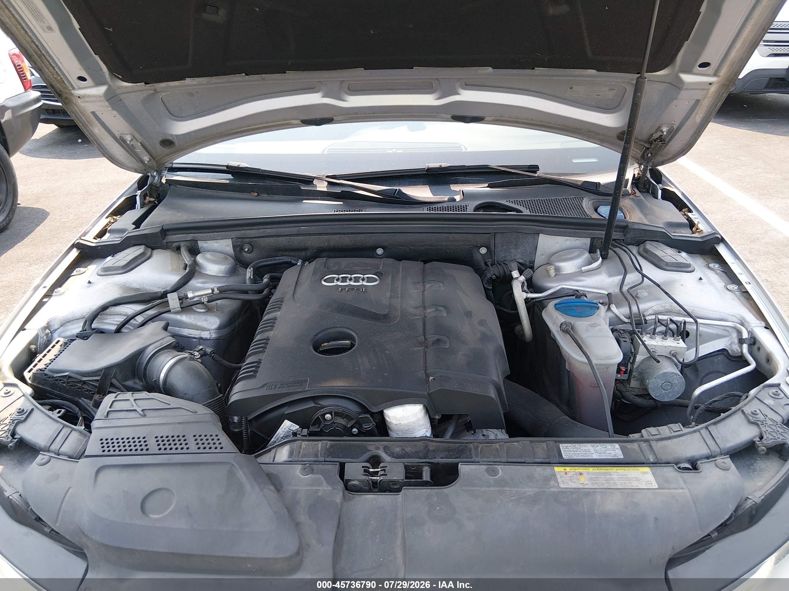 2015 Audi A4 2.0t Premium Silver vin: WAUBFAFL7FN004943