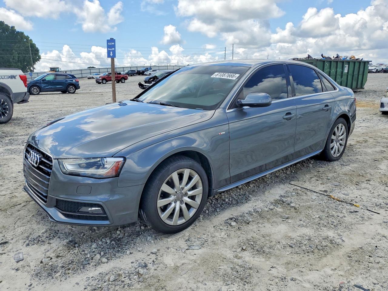 2015 Audi A4 Premium Gray vin: WAUBFAFL7FN008331