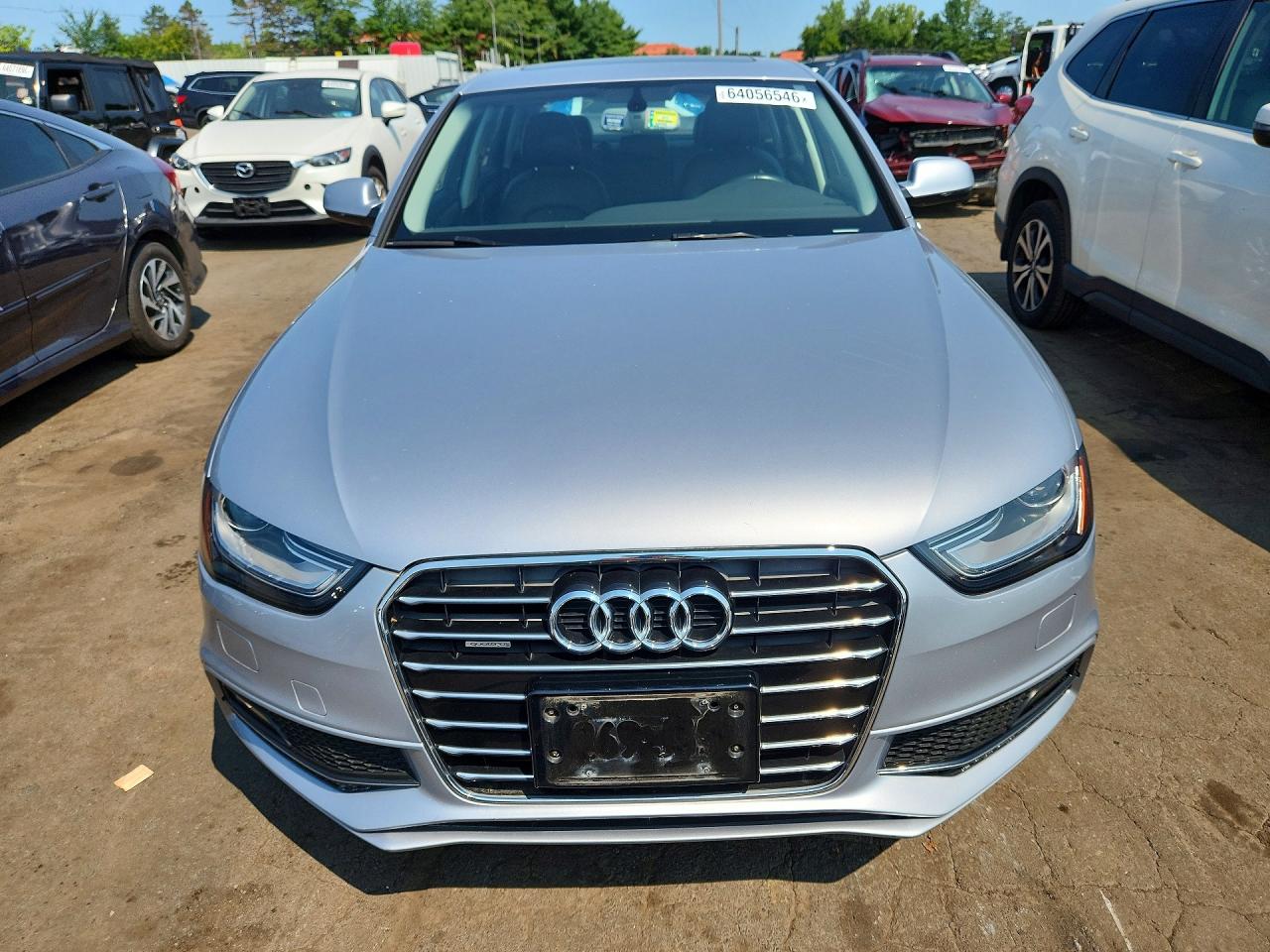 2015 Audi A4 Premium Silver vin: WAUBFAFL7FN021144