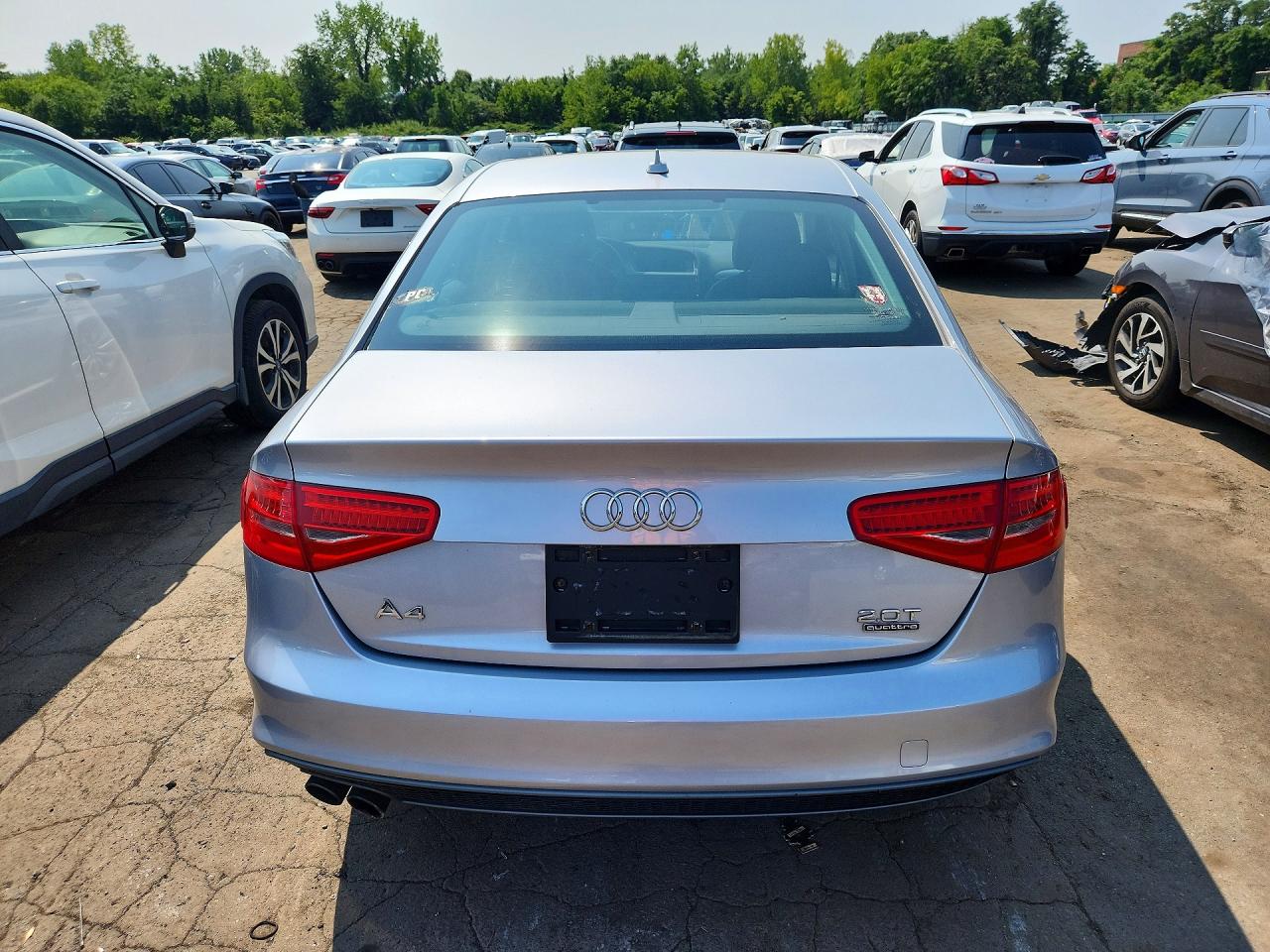 2015 Audi A4 Premium Silver vin: WAUBFAFL7FN021144