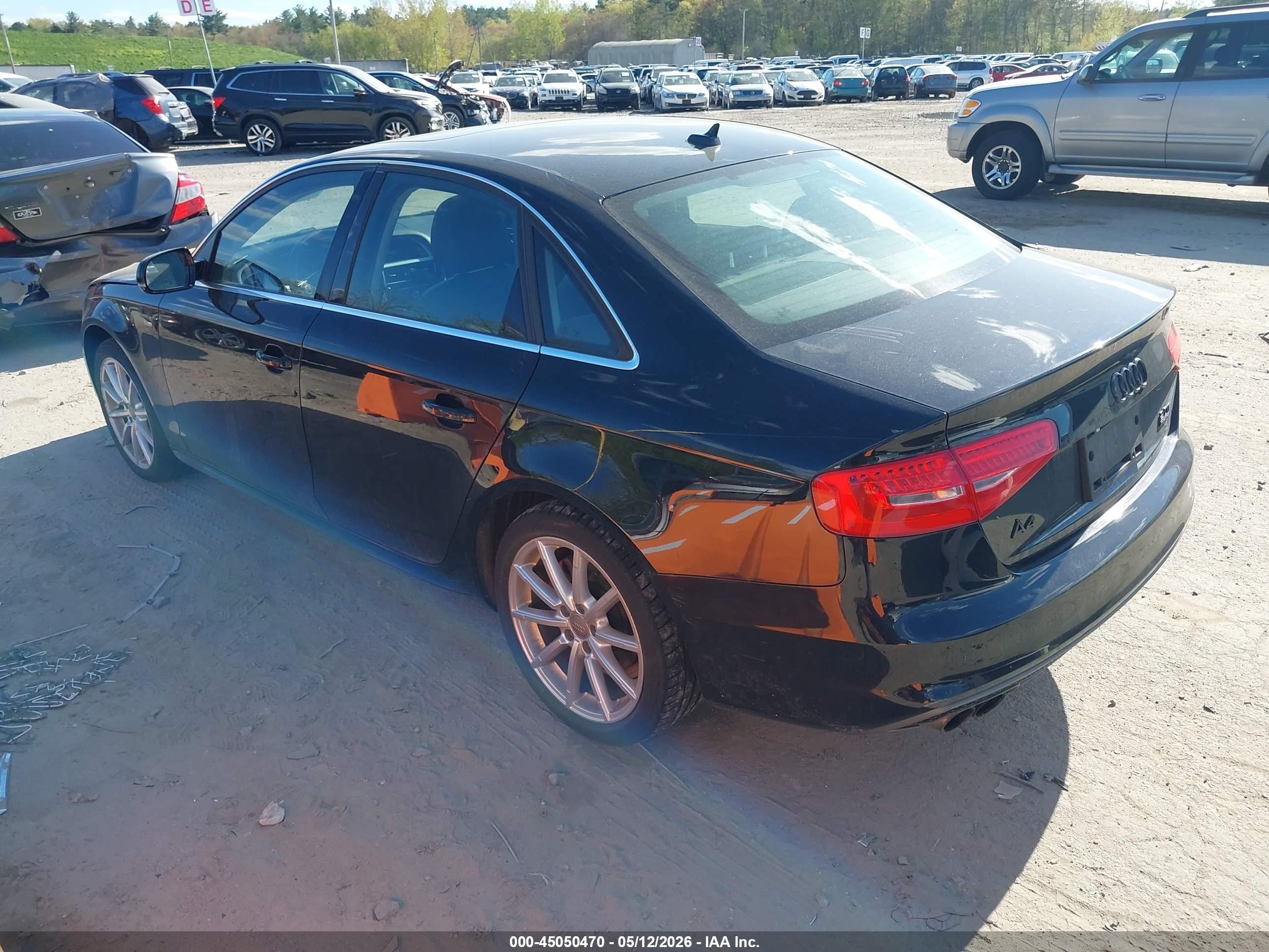 2015 Audi A4 2.0t Premium Black vin: WAUBFAFL7FN037876