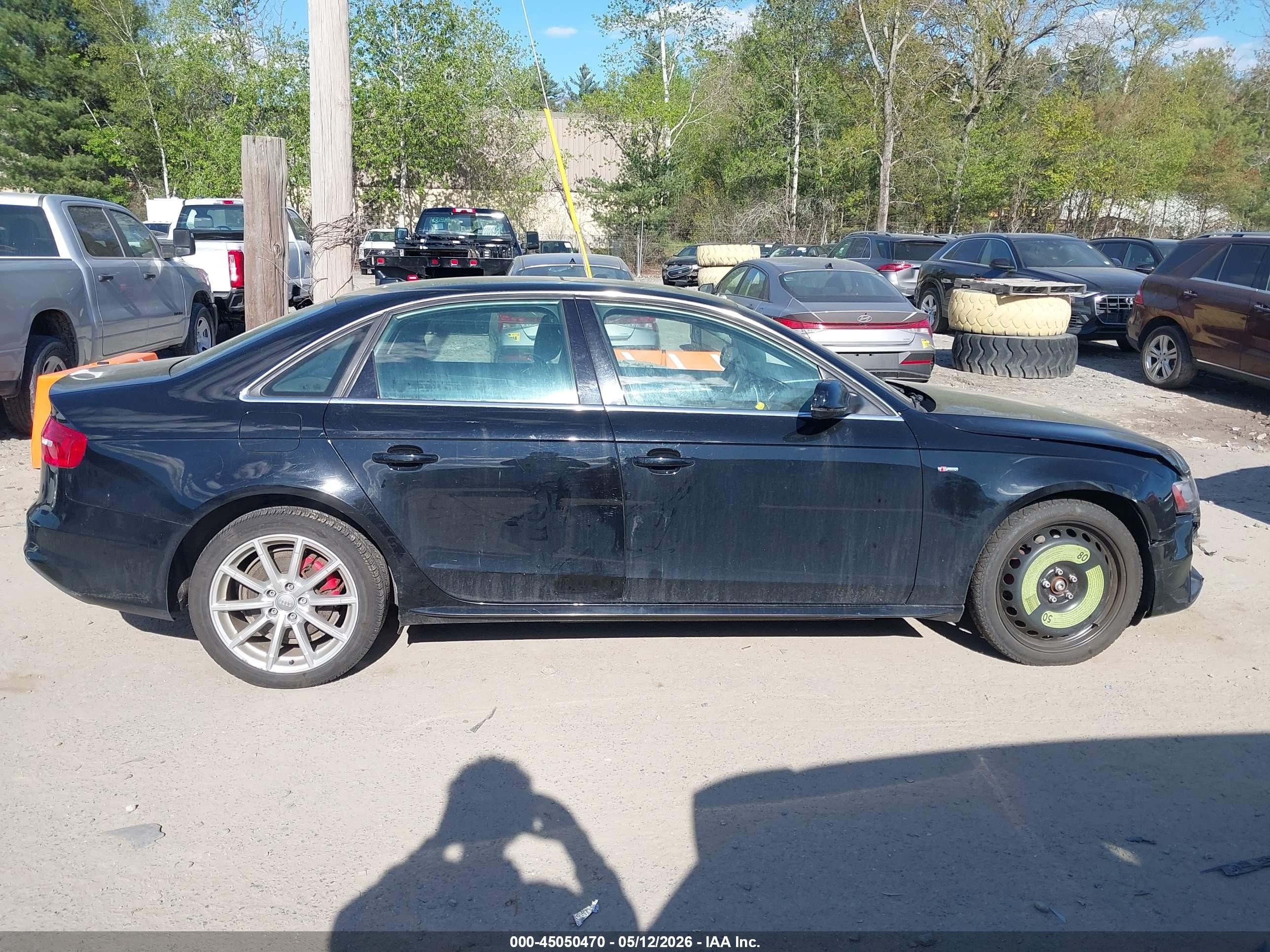 2015 Audi A4 2.0t Premium Black vin: WAUBFAFL7FN037876
