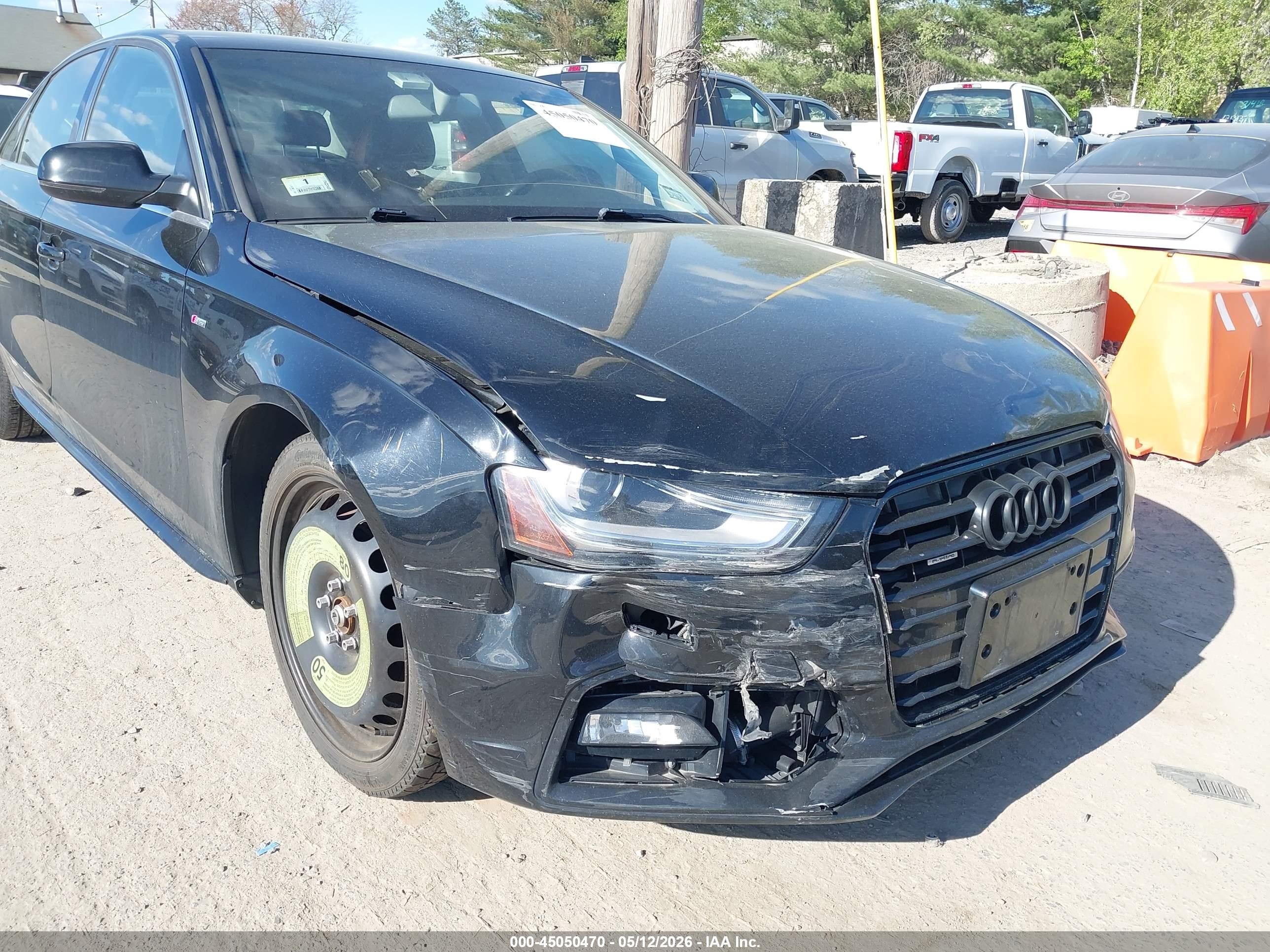 2015 Audi A4 2.0t Premium Black vin: WAUBFAFL7FN037876