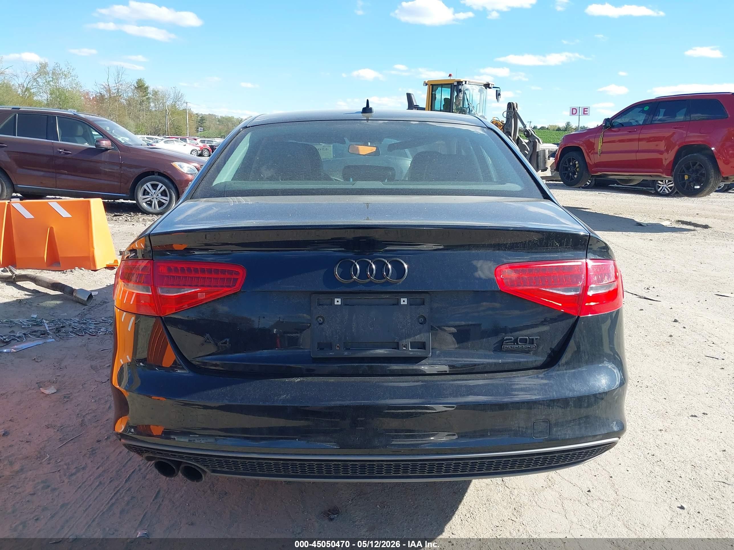 2015 Audi A4 2.0t Premium Black vin: WAUBFAFL7FN037876