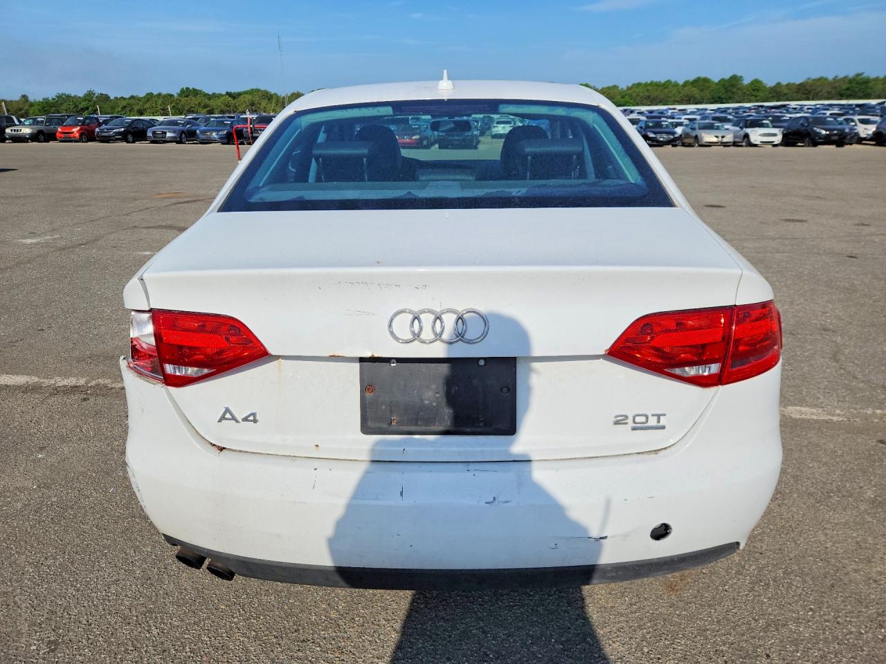 2010 Audi A4 2.0t White vin: WAUBFAFL8AN005155
