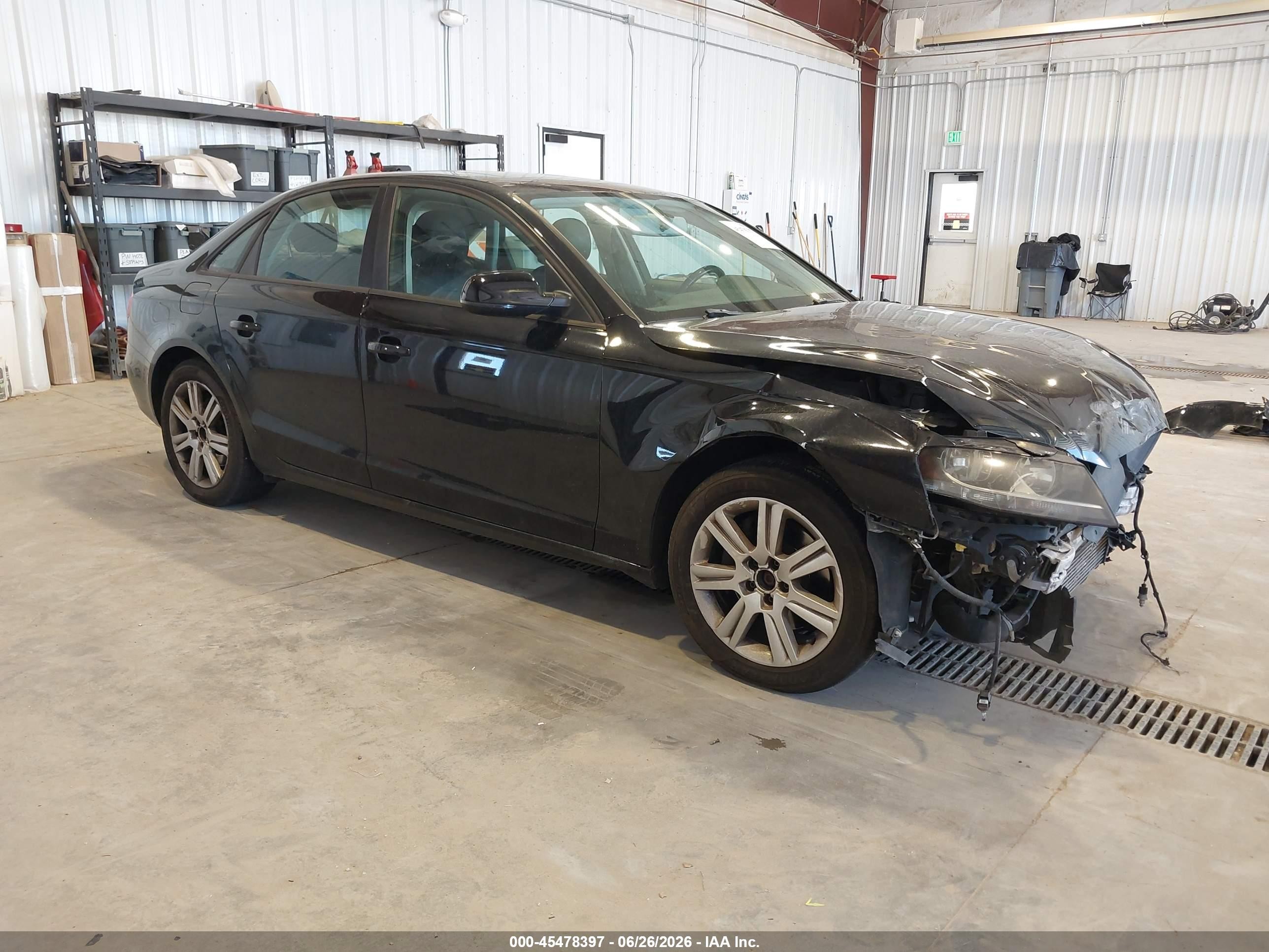 2010 Audi A4 2.0t Premium Black vin: WAUBFAFL8AN030699