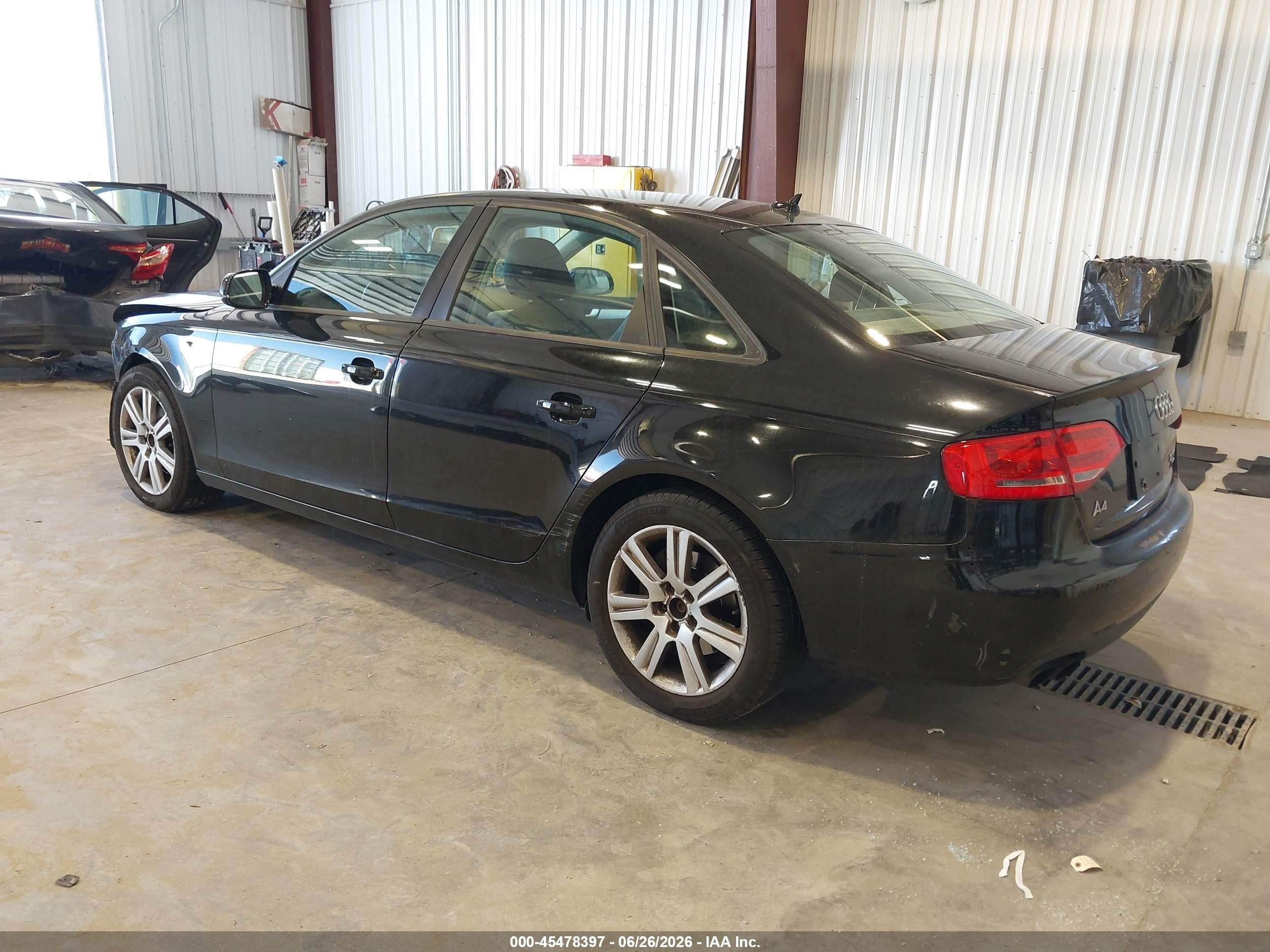 2010 Audi A4 2.0t Premium Black vin: WAUBFAFL8AN030699