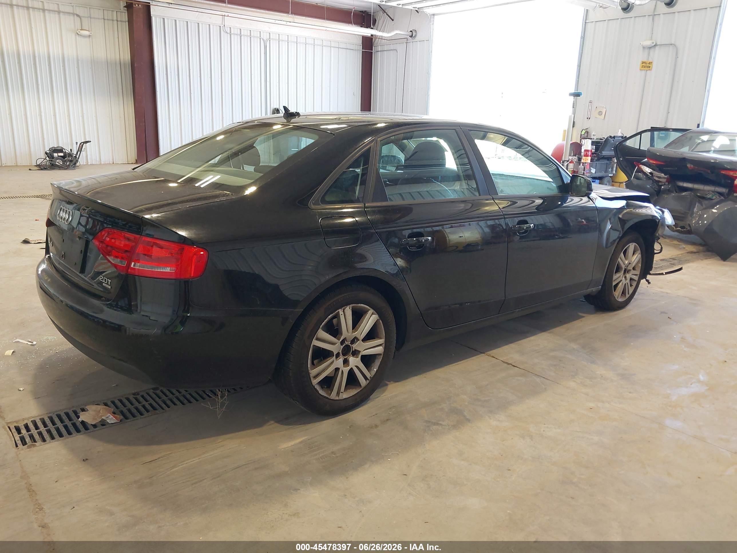 2010 Audi A4 2.0t Premium Black vin: WAUBFAFL8AN030699