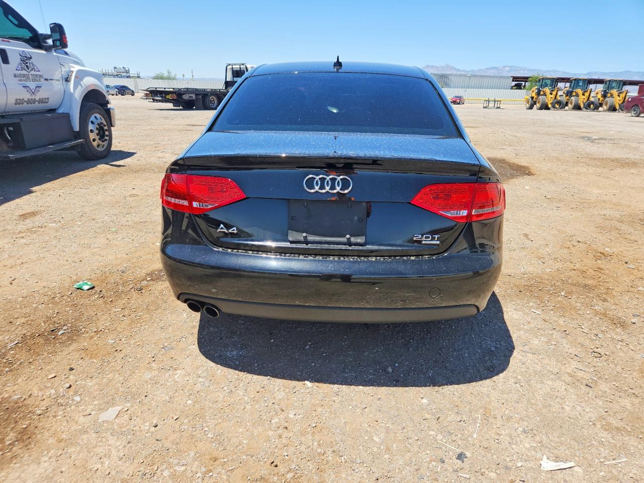 2012 Audi A4 Premium Black vin: WAUBFAFL8CA082392
