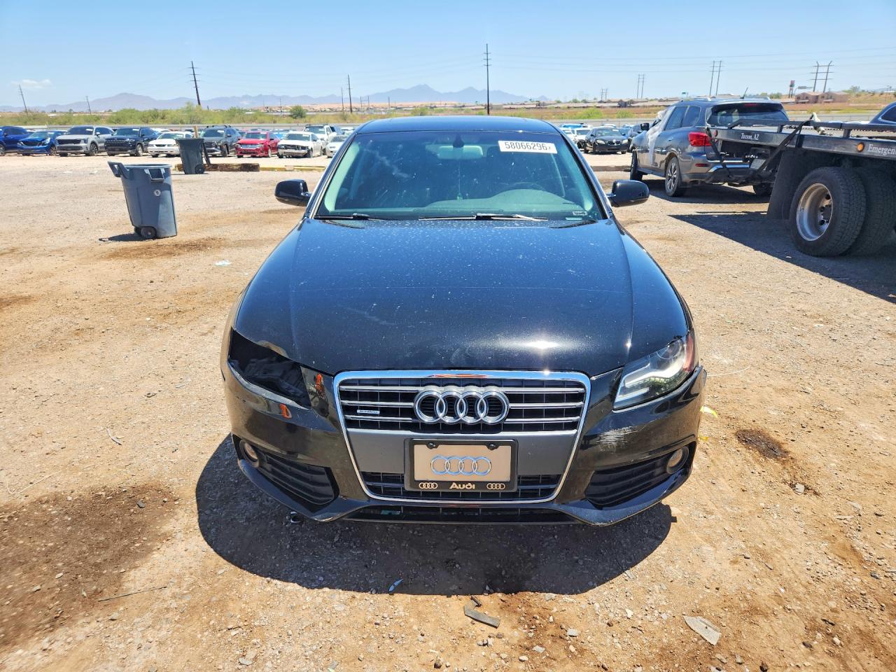 2012 Audi A4 Premium Black vin: WAUBFAFL8CA082392