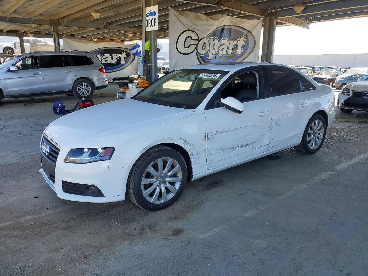 2012 Audi A4 Premium White vin: WAUBFAFL8CN004123